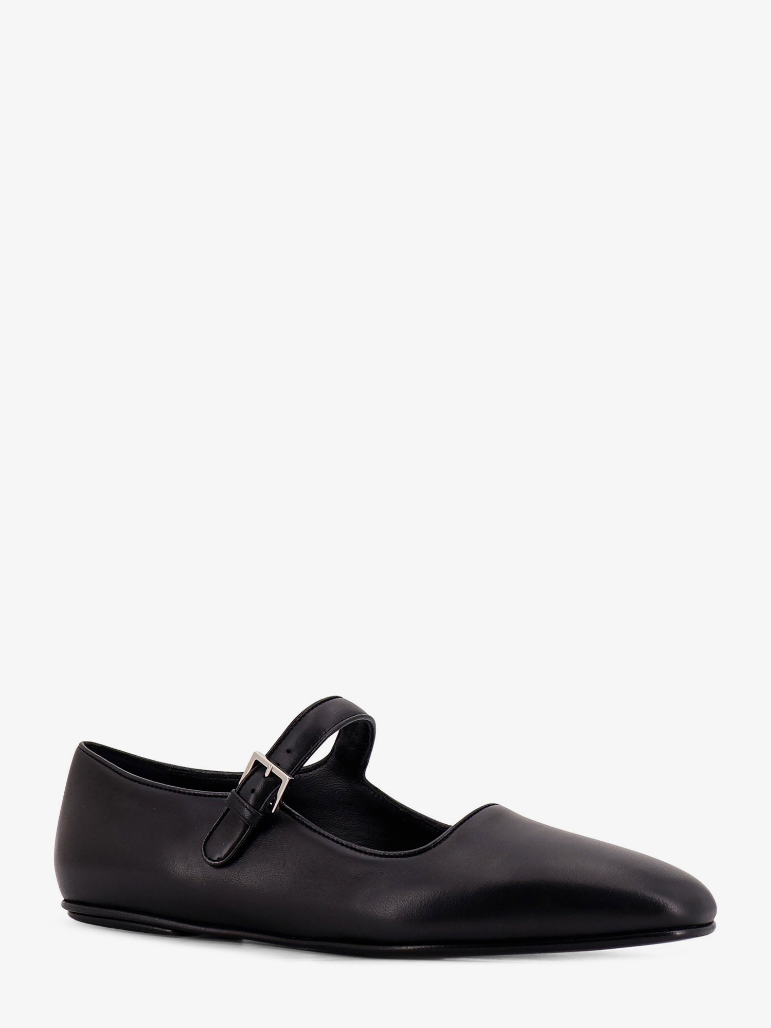 The Row Ava Leather Ballerinas
