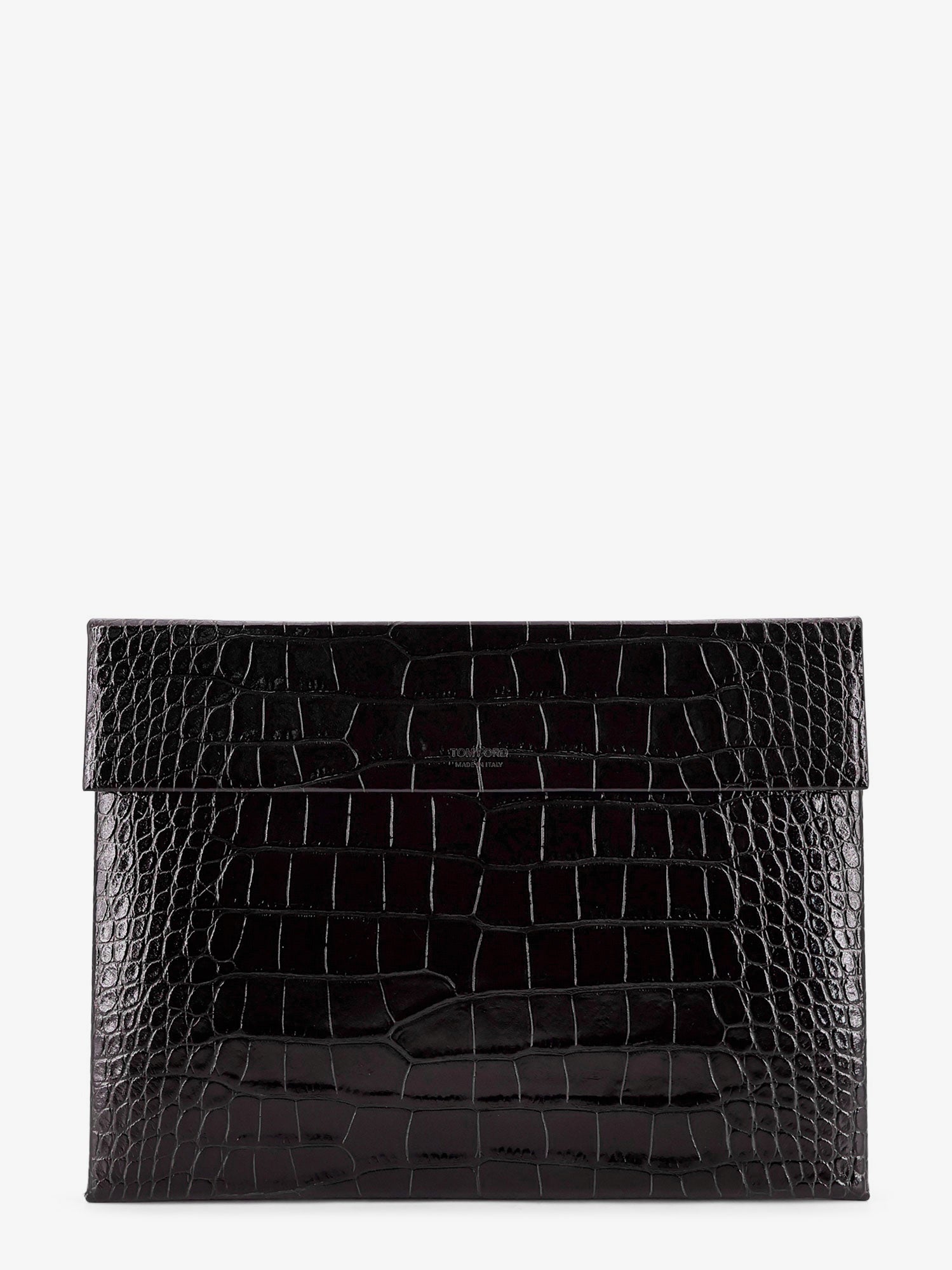 Tom Ford Crocodile-print Leather Document Holder