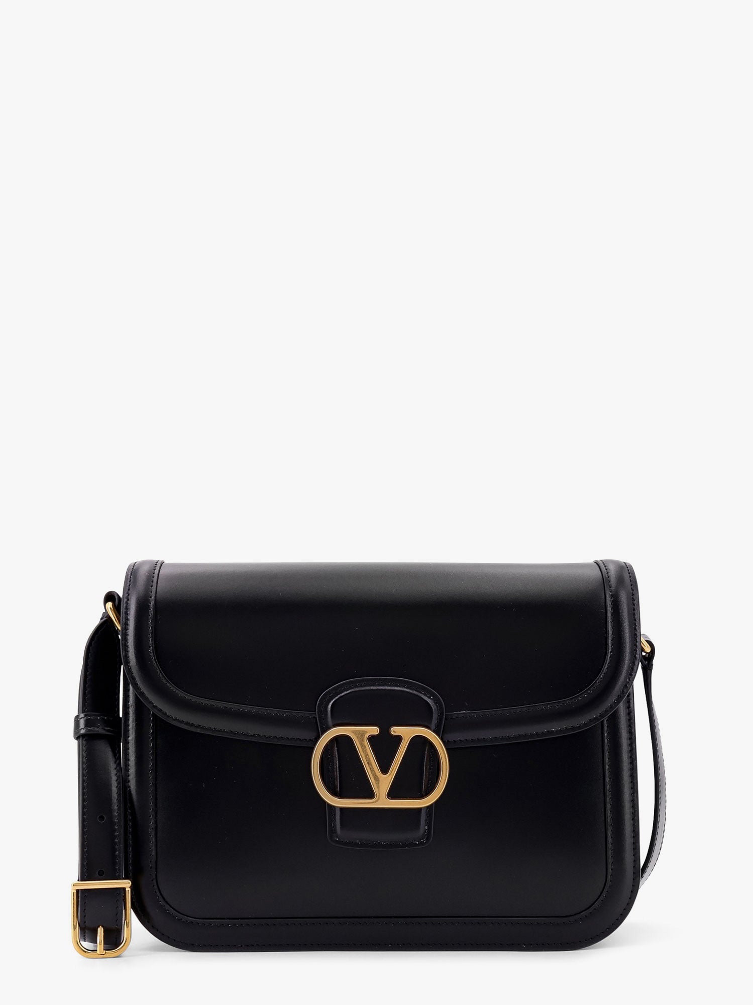 Valentino Valentino Garavani 9to5 Leather Shoulder Bag With Vlogo Signature Closure