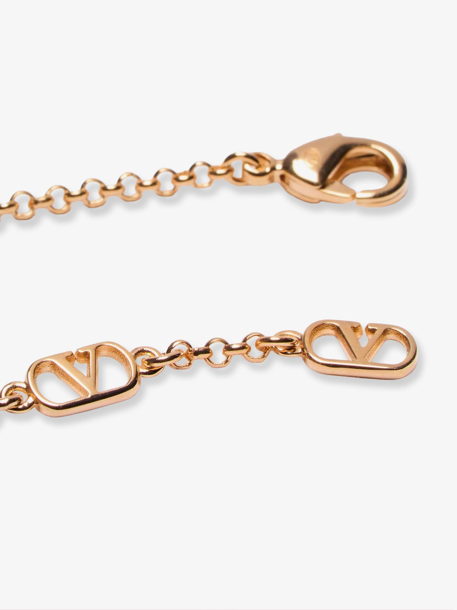 Valentino Ovalette Metal Necklace