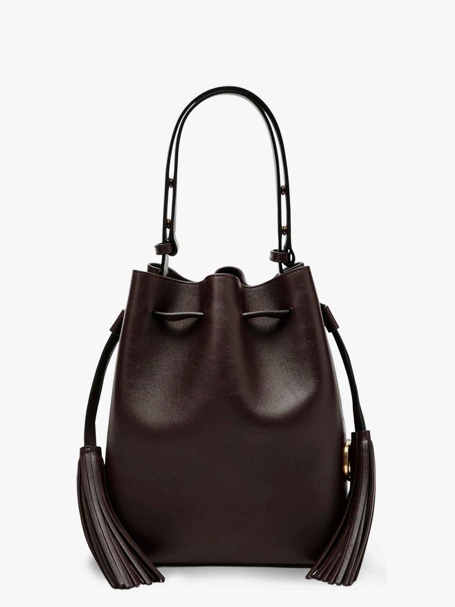 Valentino So Seau Leather Bucket Bag