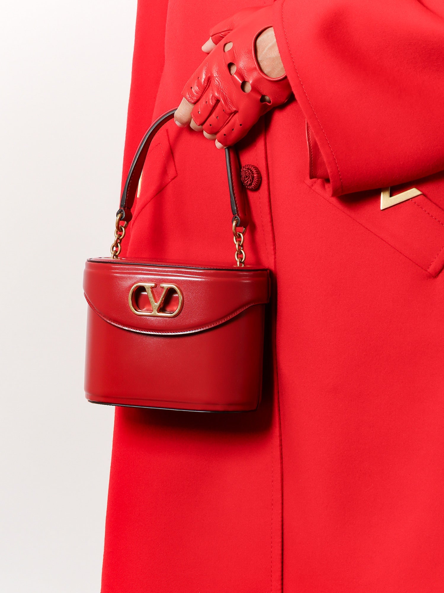 Valentino Leather Gloves