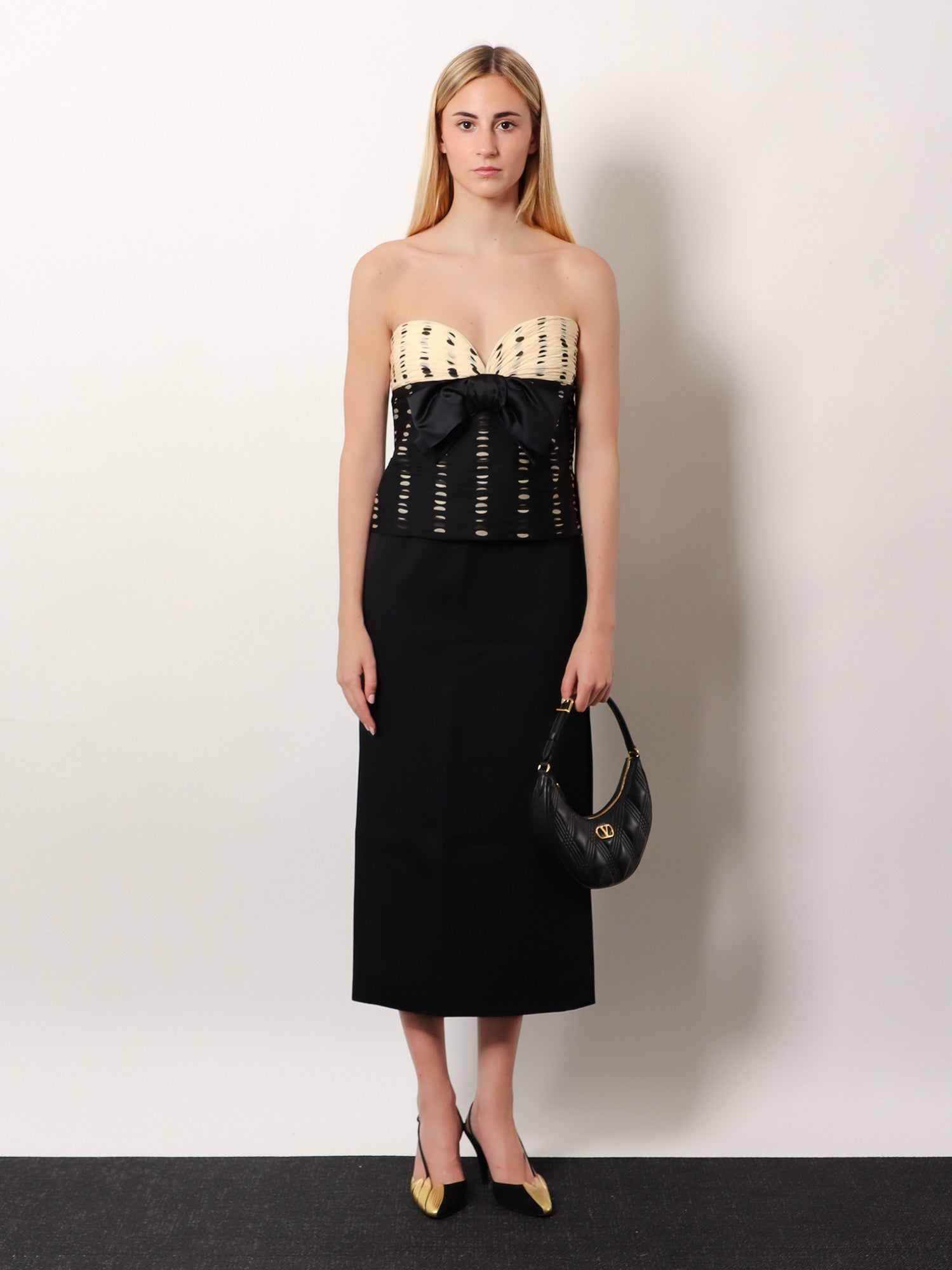 Valentino Quiltie 67 Leather Shoulder Bag With Vlogo