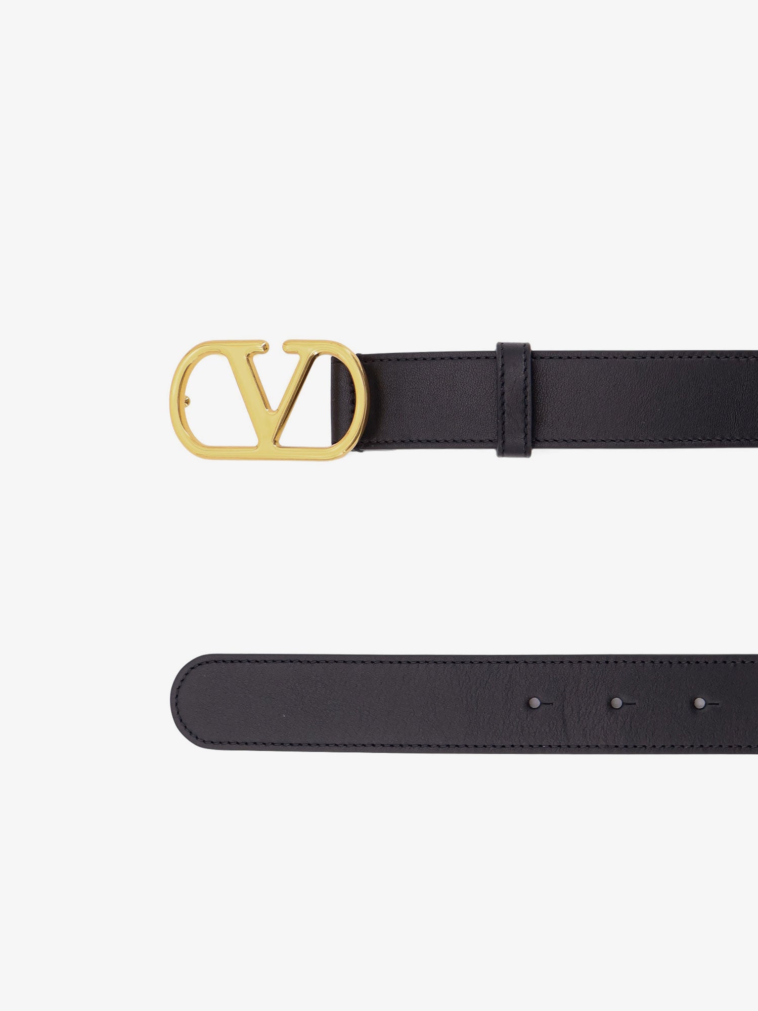 Valentino Vlogo Leather Belt