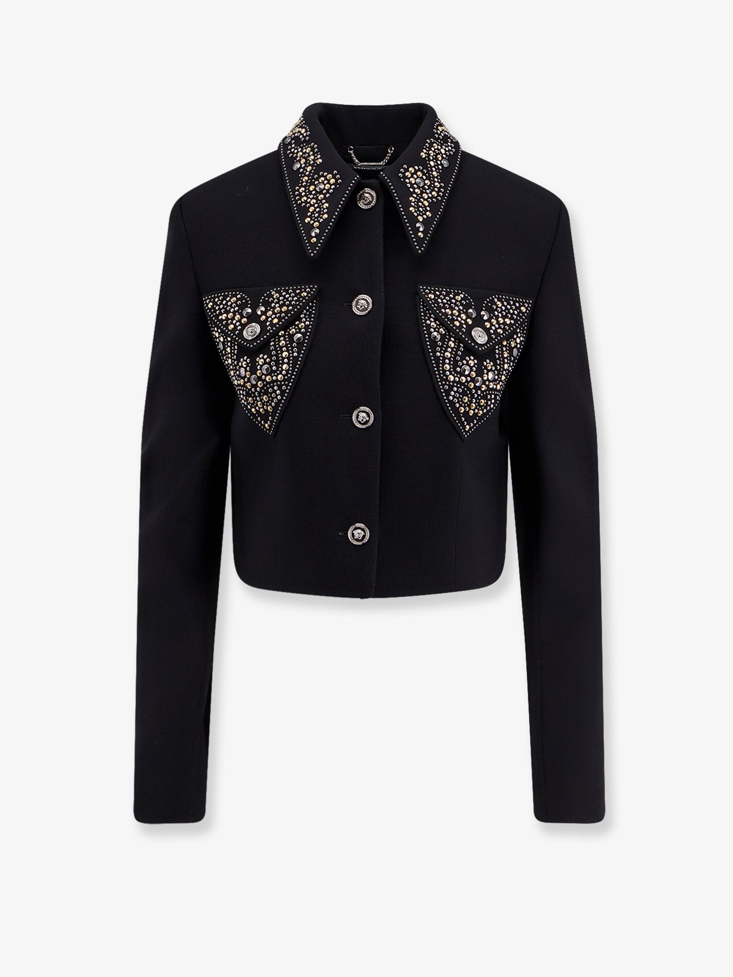 Versace Informal Light Weight Wool Crepe Blazer
