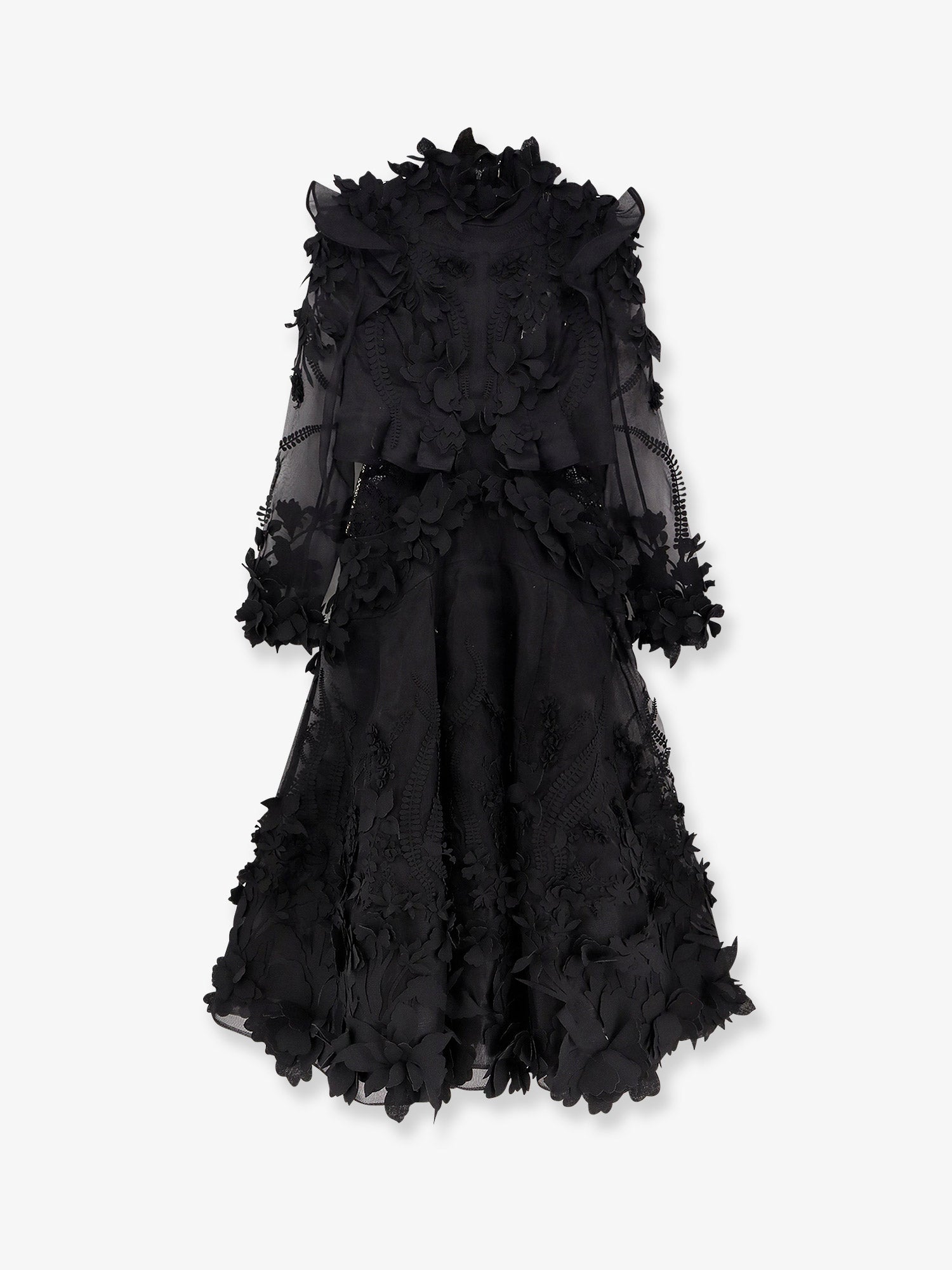 Zimmermann Hypnotic Applique Dress Long Dress