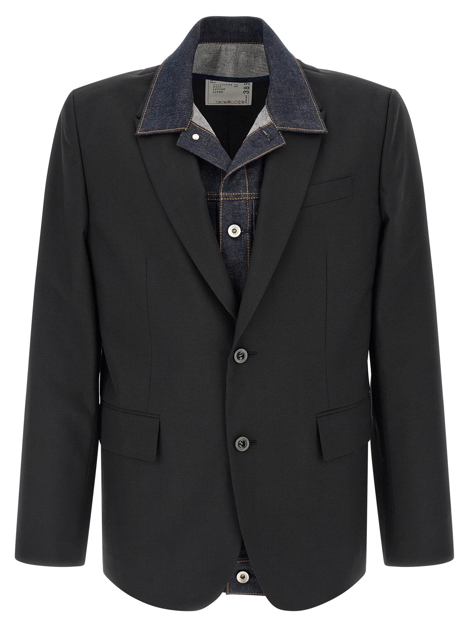 Sacai Denim Insert Blazer
