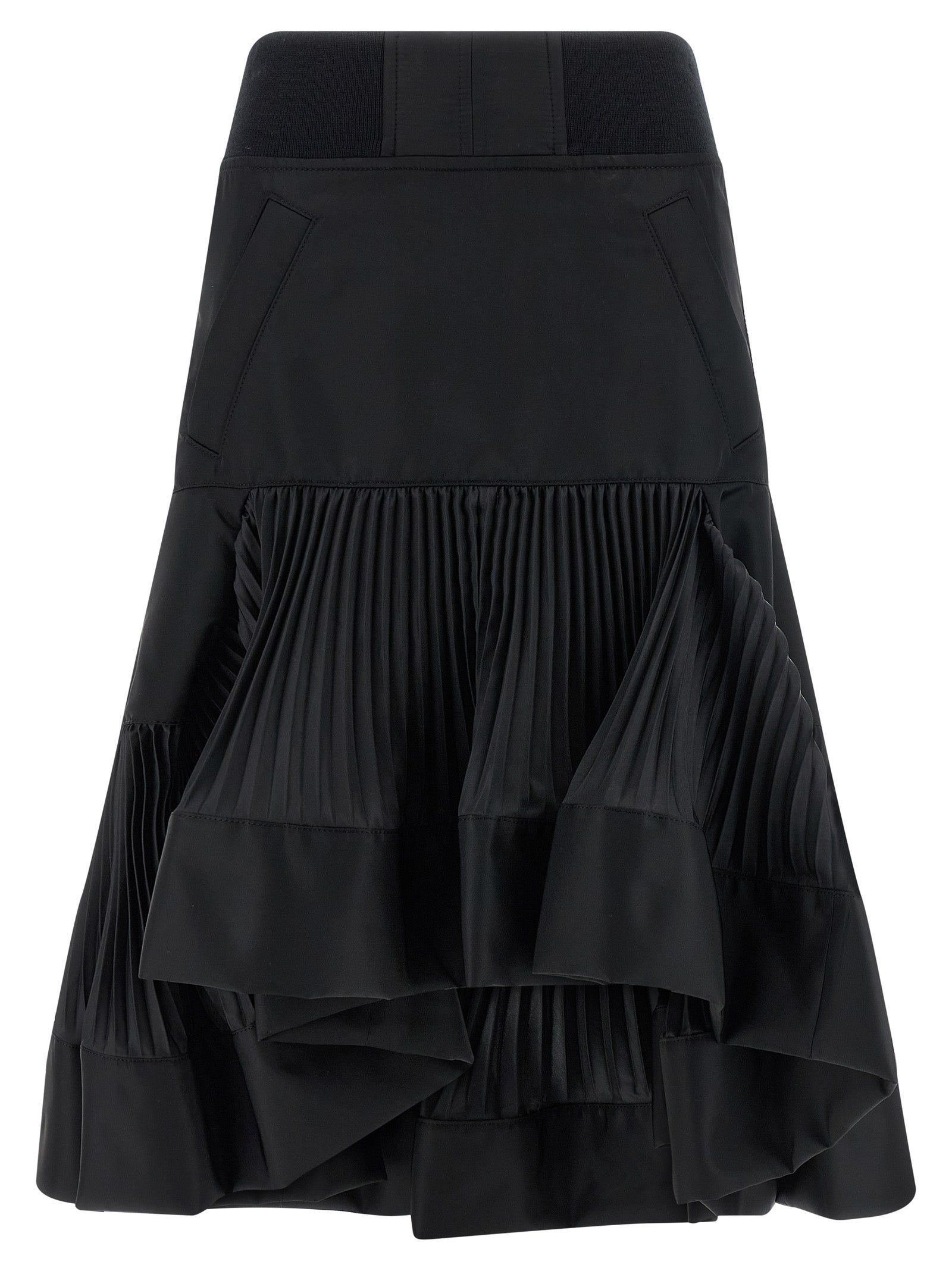 Sacai Pleated Insert Skirt