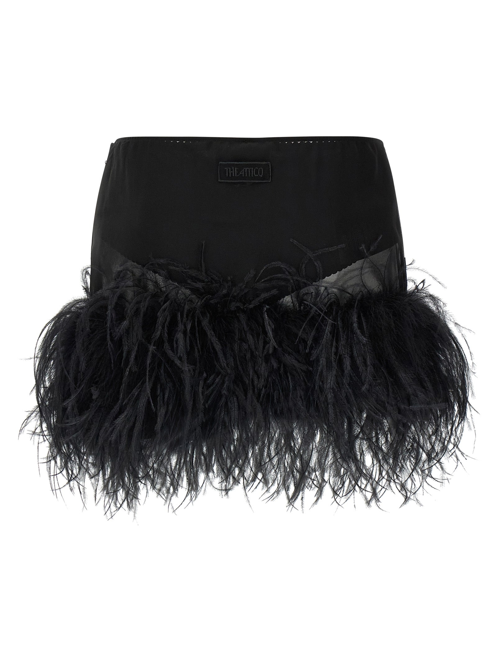 The Attico Feather Skirt