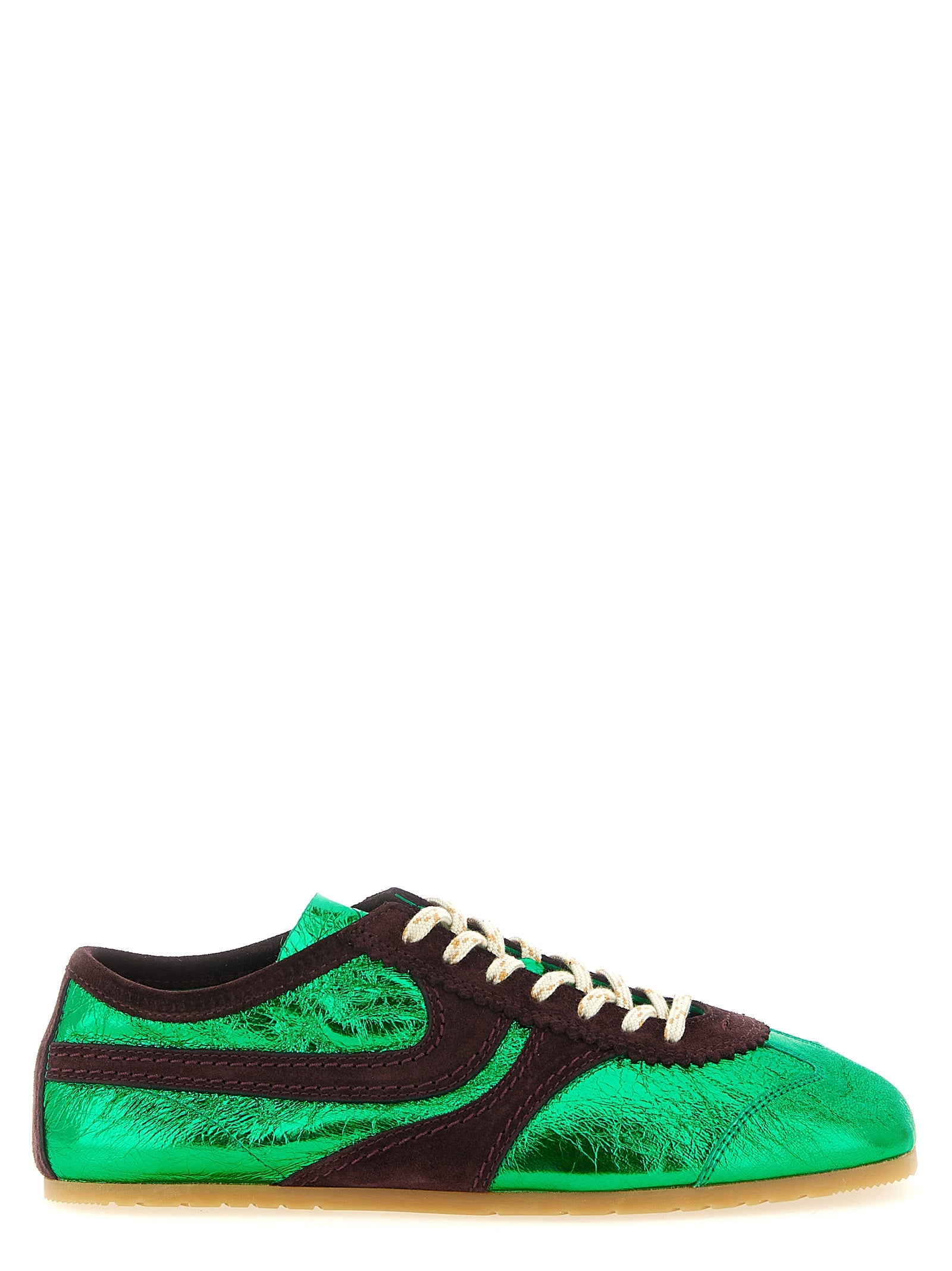 Dries Van Noten Laminated Leather Sneakers