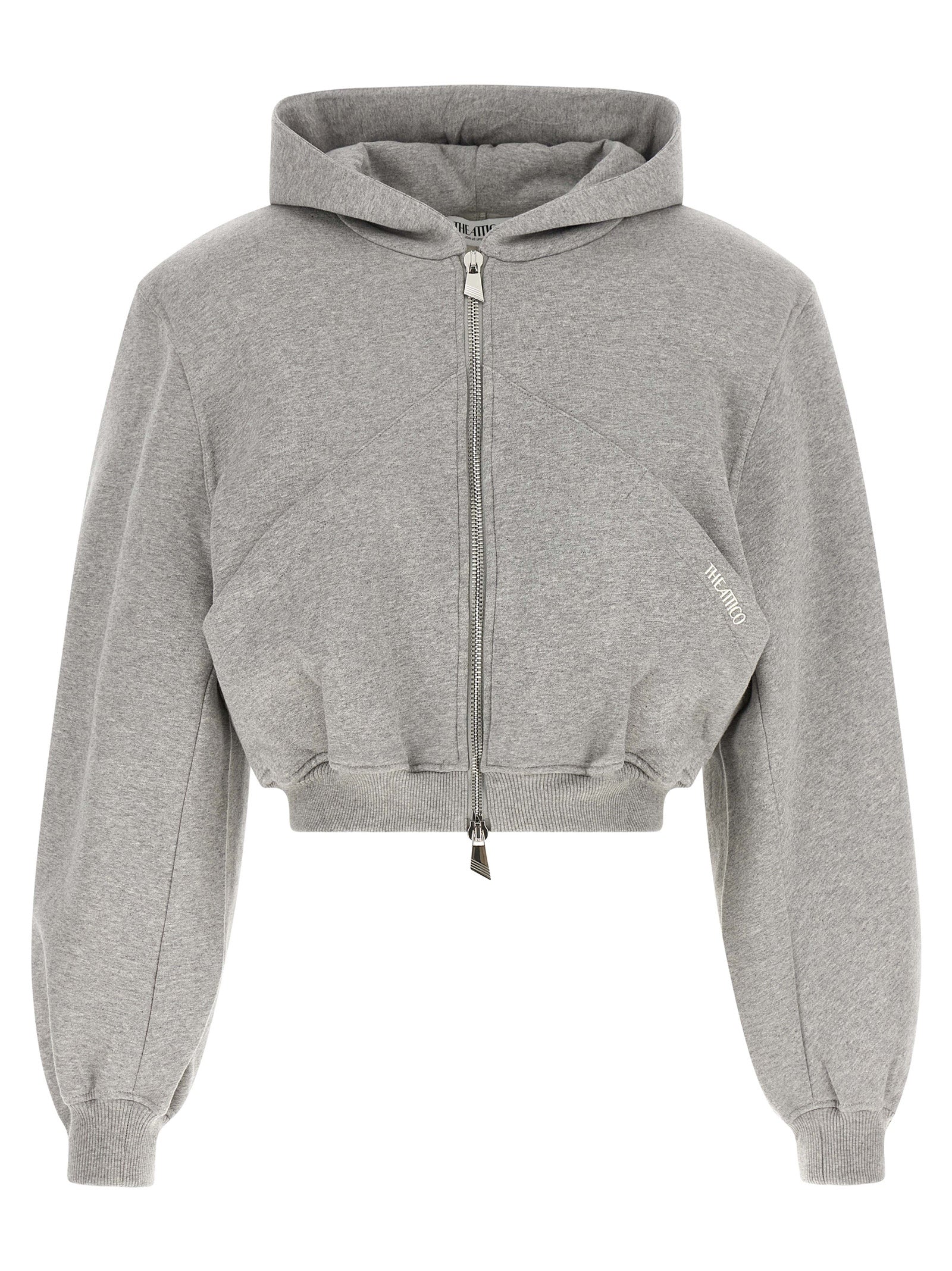 The Attico Cropped Hoodie