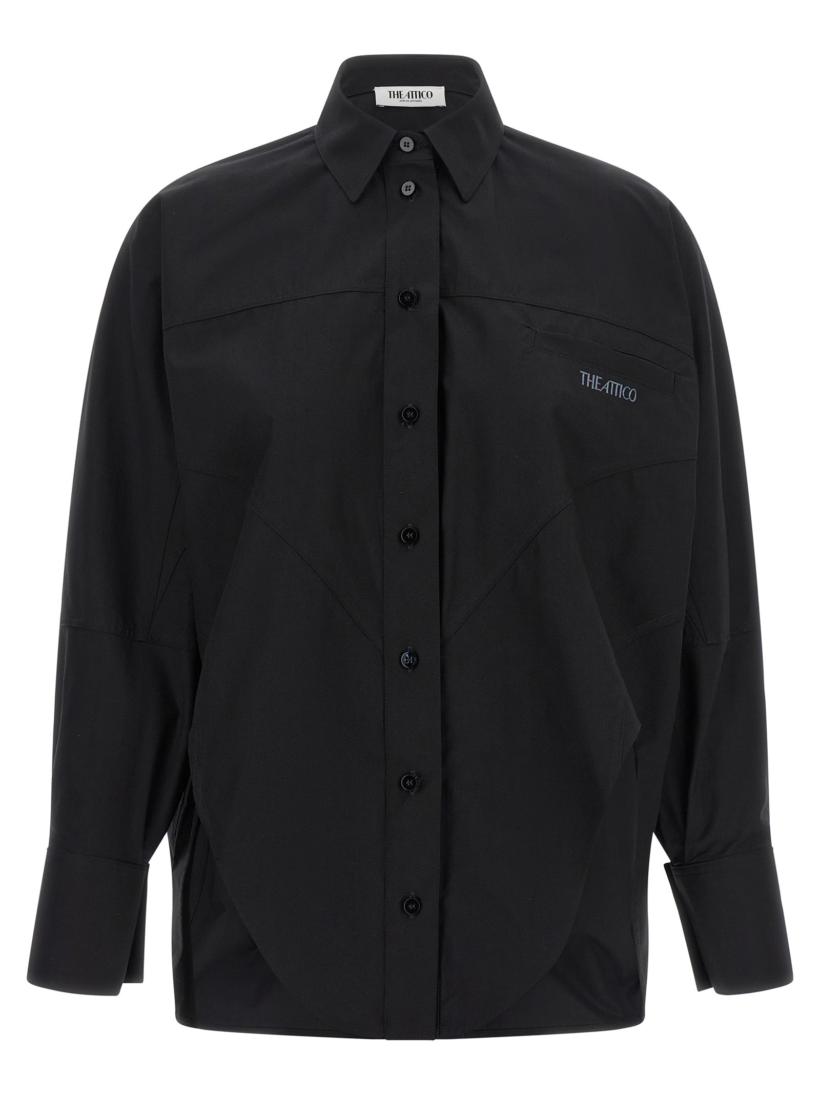 The Attico Shaped Hem Shirt