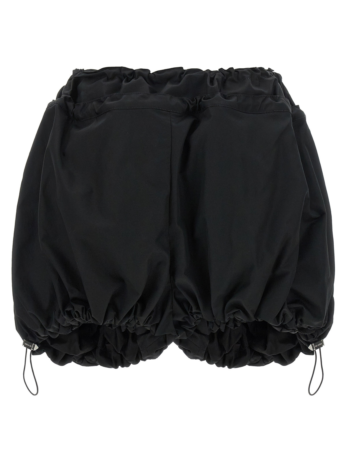 The Attico Black Utility Shorts