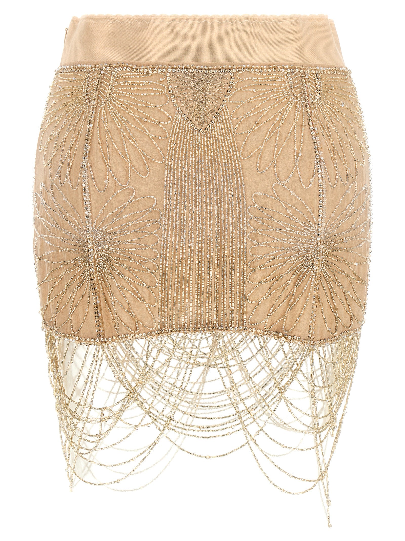 The Attico Beads Embroidery Skirt