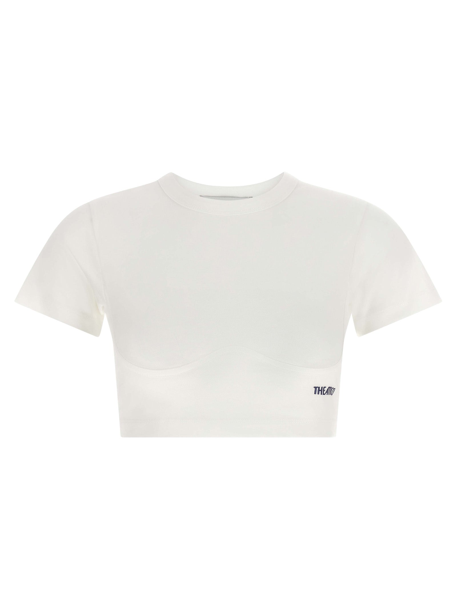 The Attico Bustier Crop T-Shirt