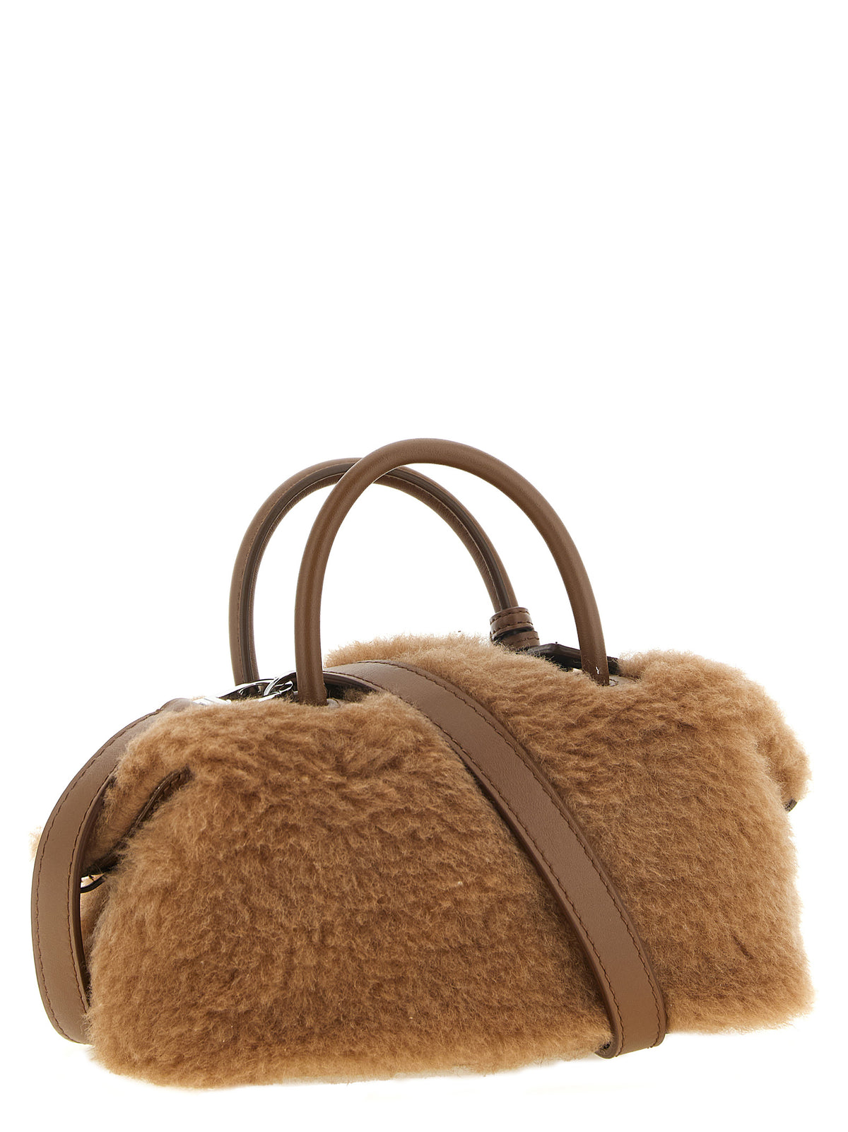 Max Mara Small Beige 'Teddy Holdals' Top Case
