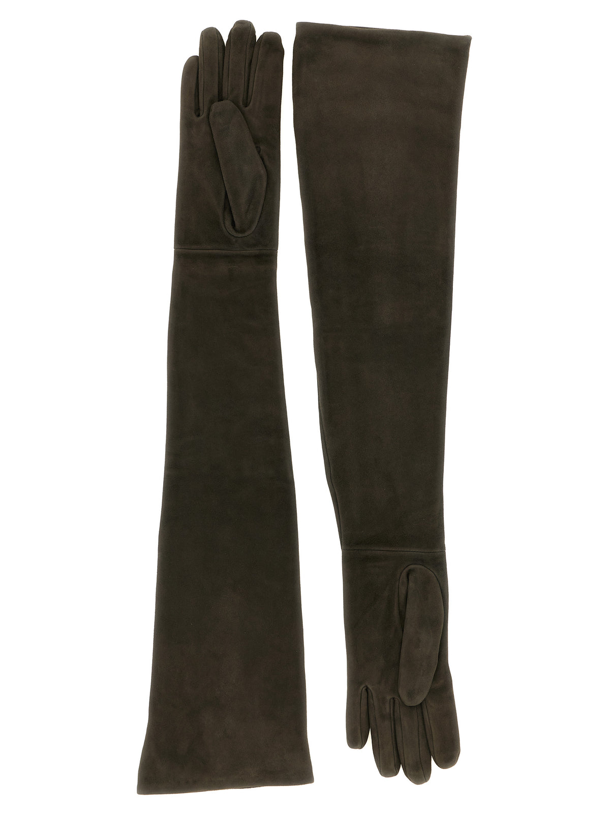 Max Mara 'Estremo' Suede Long Gloves