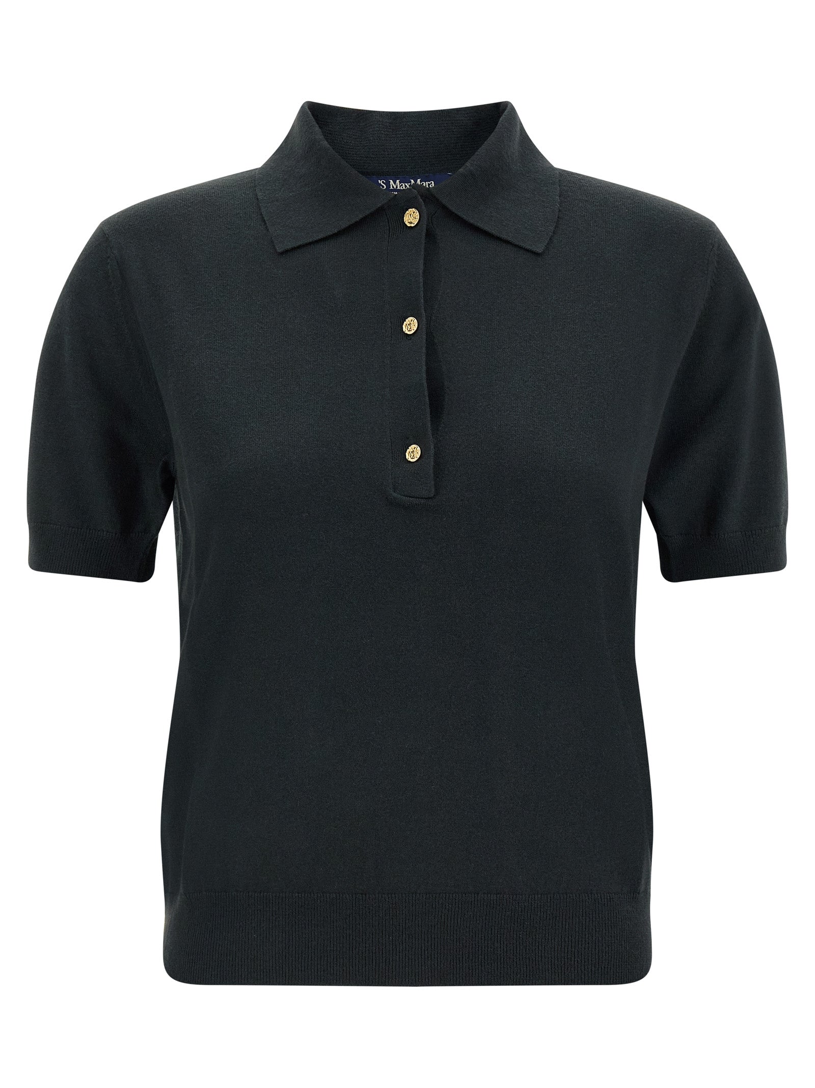 Max Mara 'S 'Pomposa' Knit Polo Shirt