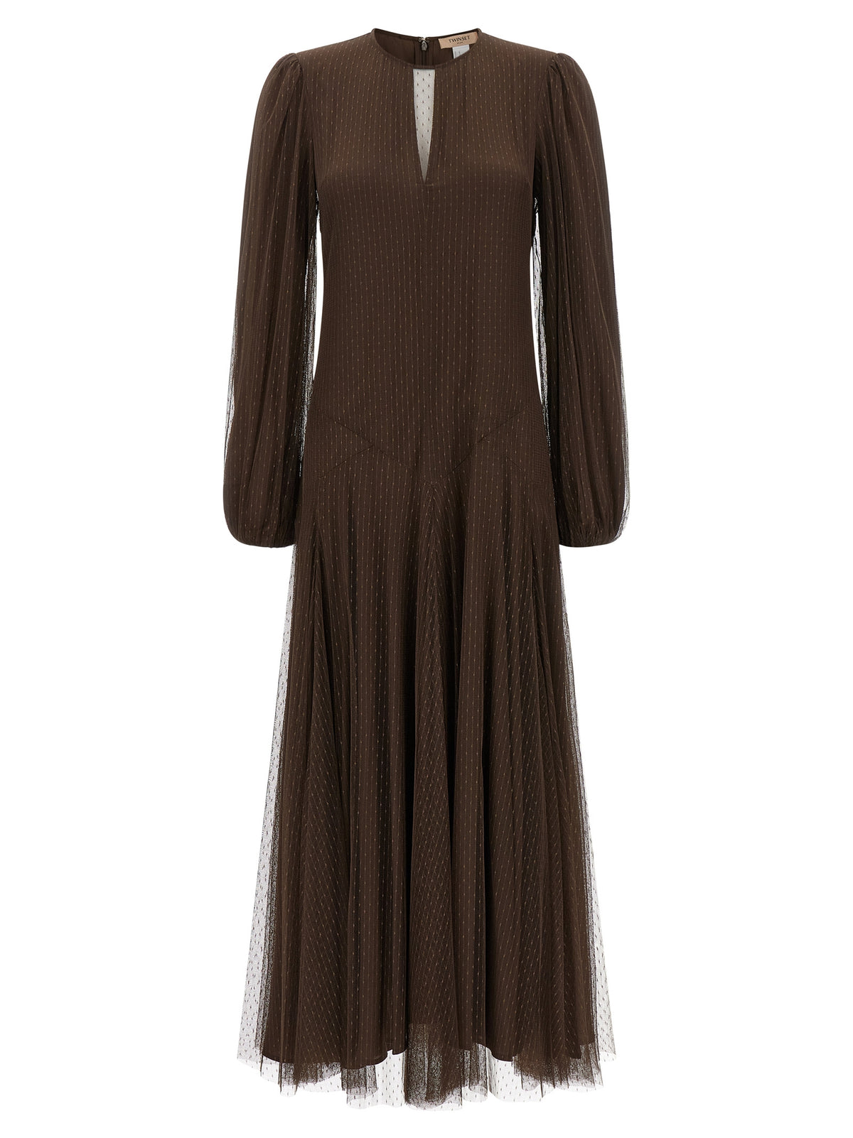 Twin Set Tulle Plumetis Dress