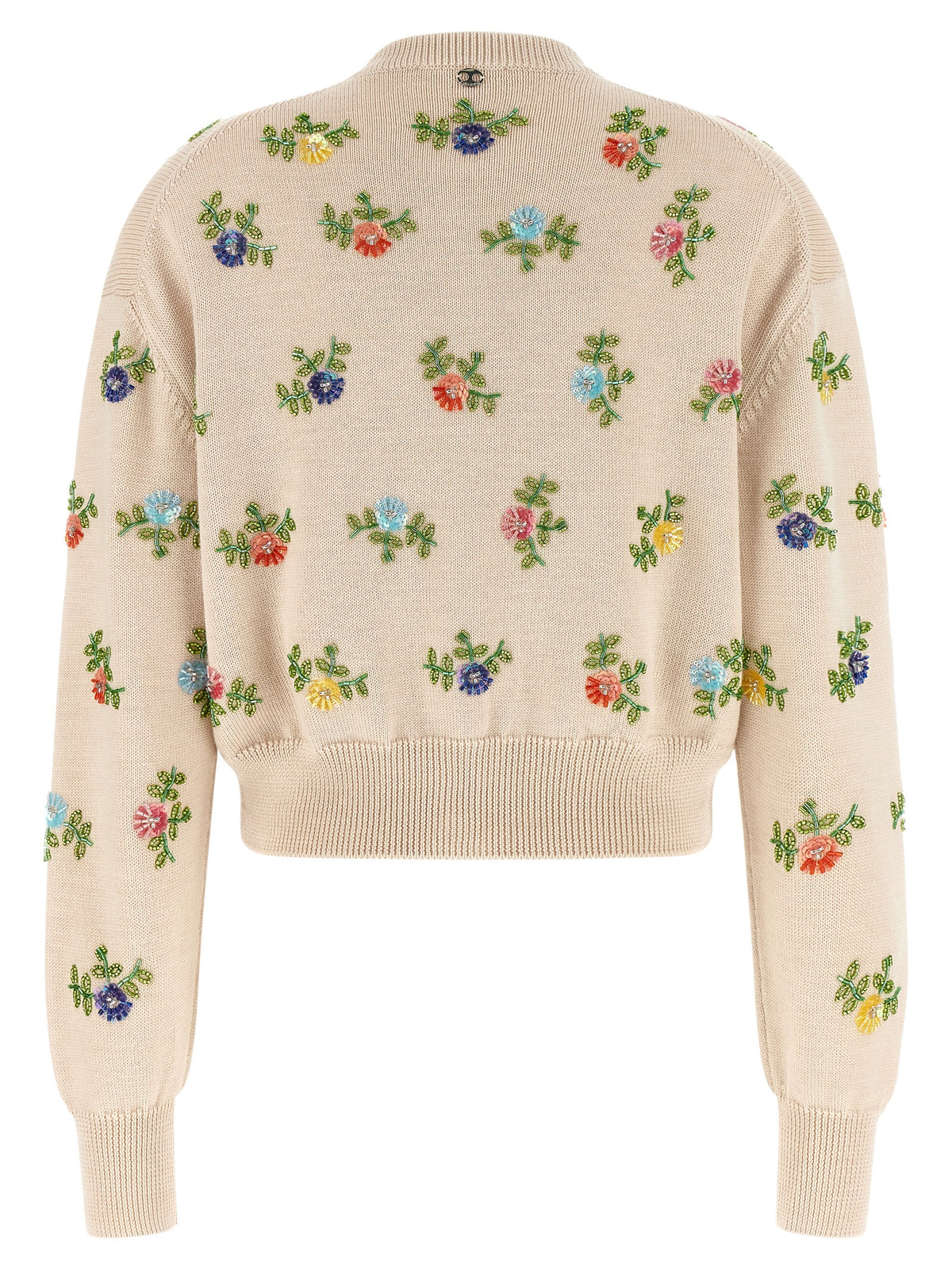 Paco Rabanne Floral Embroidery Cardigan