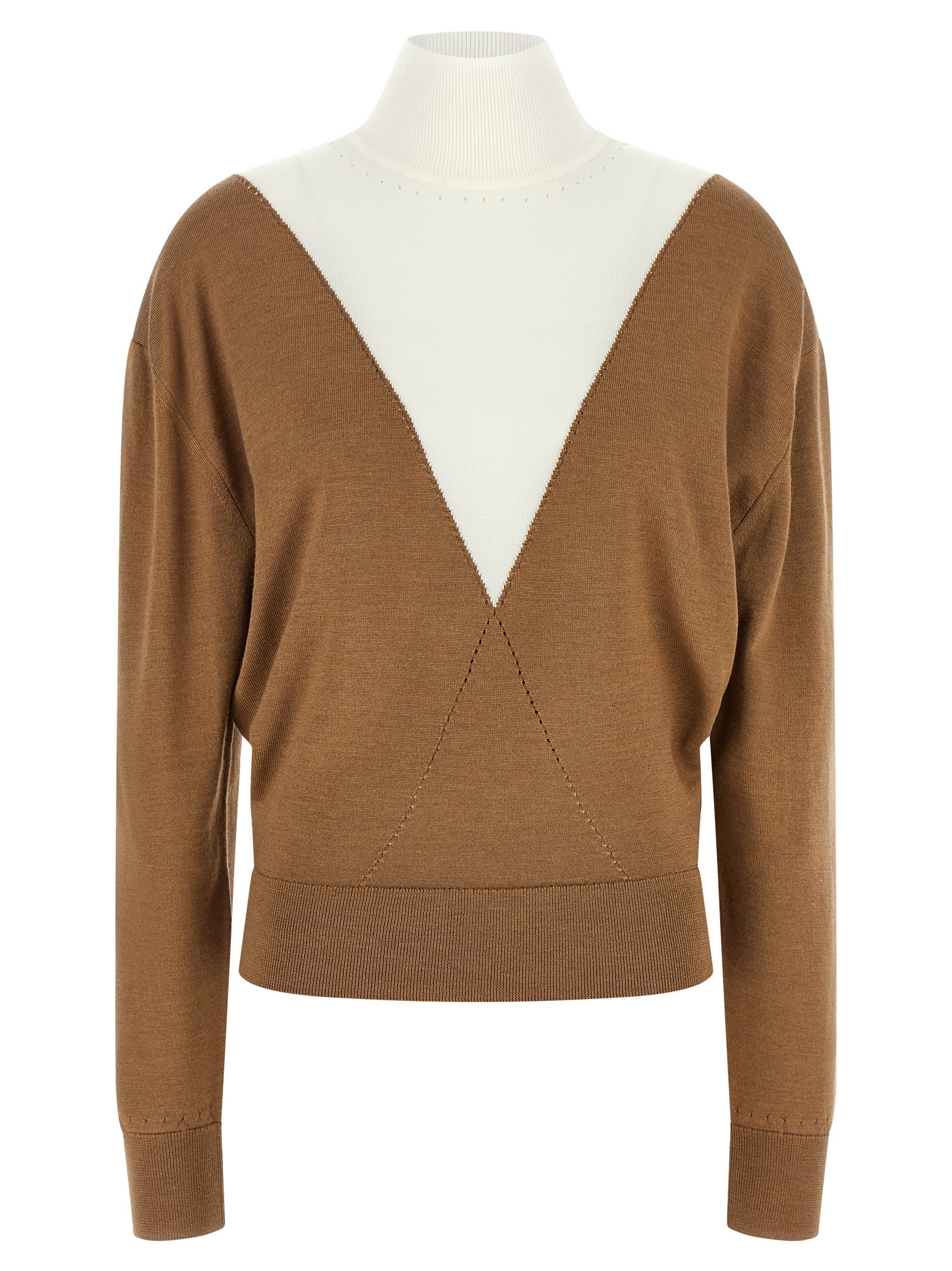 Paco Rabanne Sweater With Perforated Intarsia