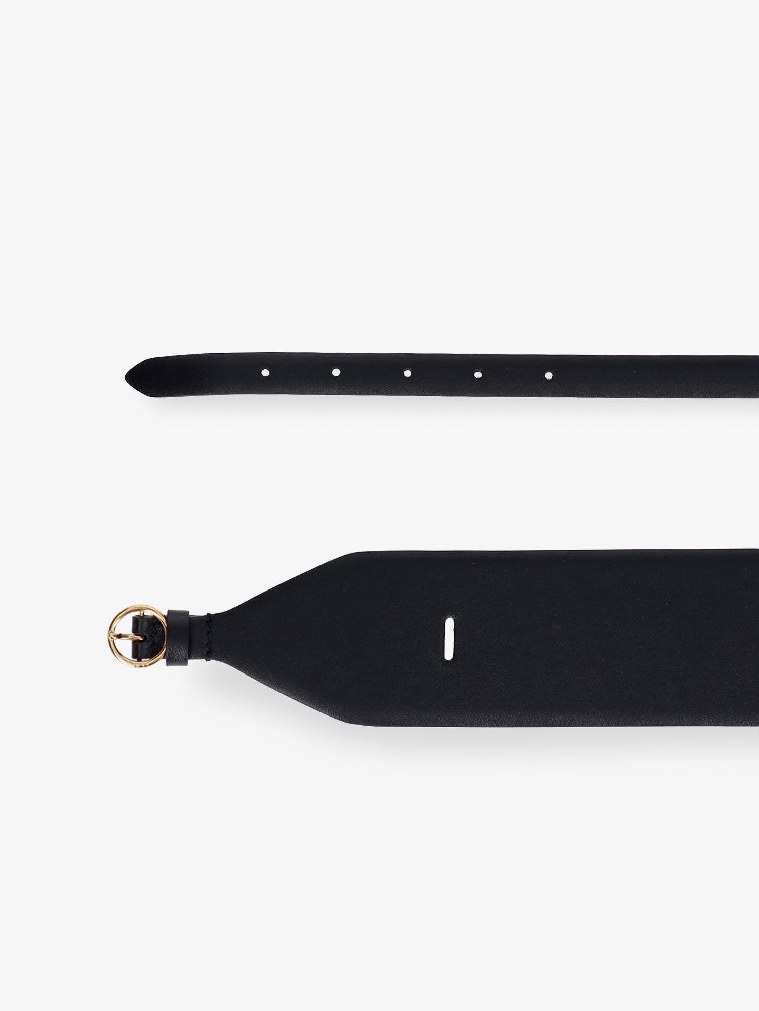 Alaïa Maxi Leather Belt With Metal Buckle