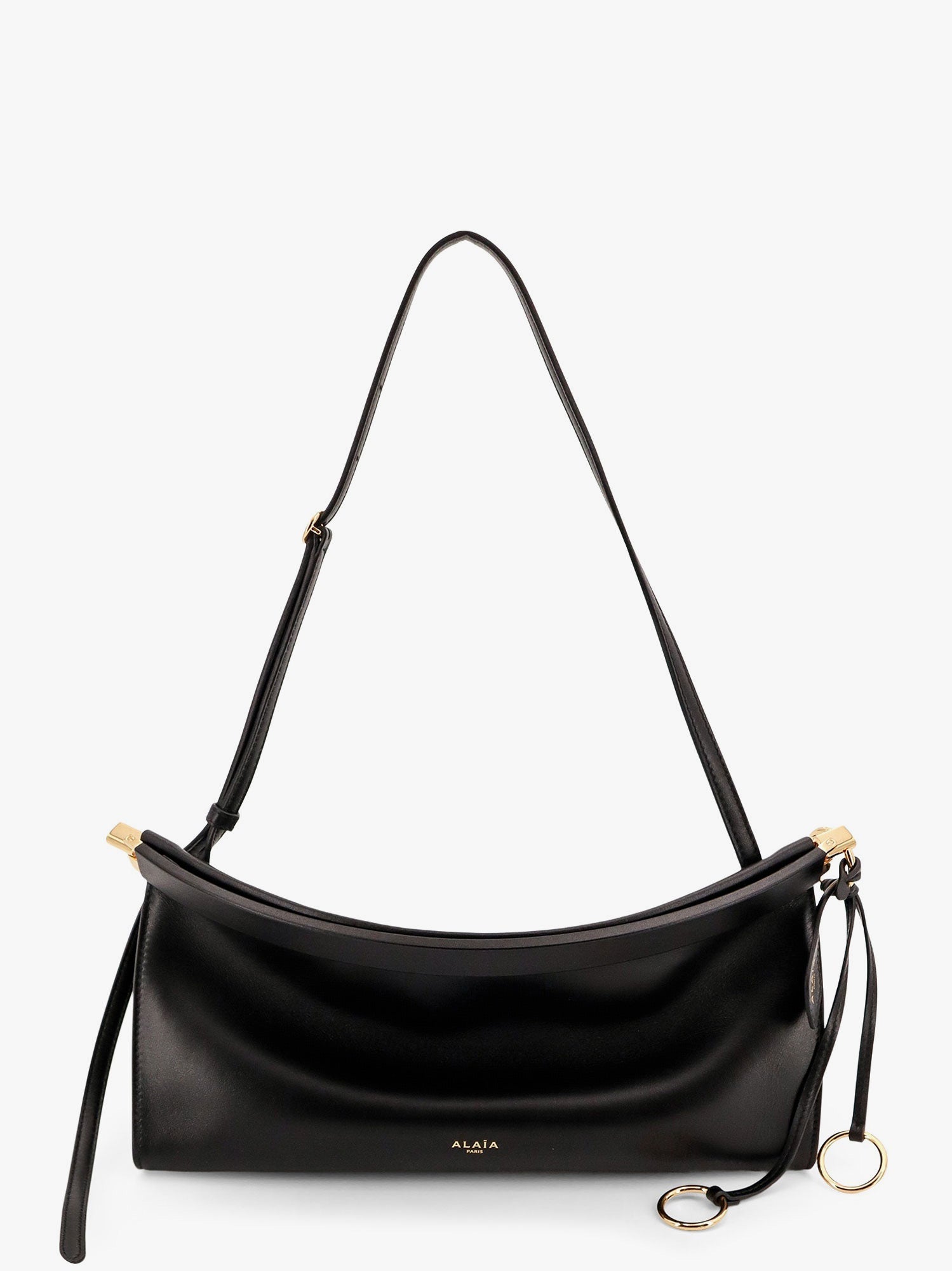 Alaïa East West Medium Leather Shoulder Bag