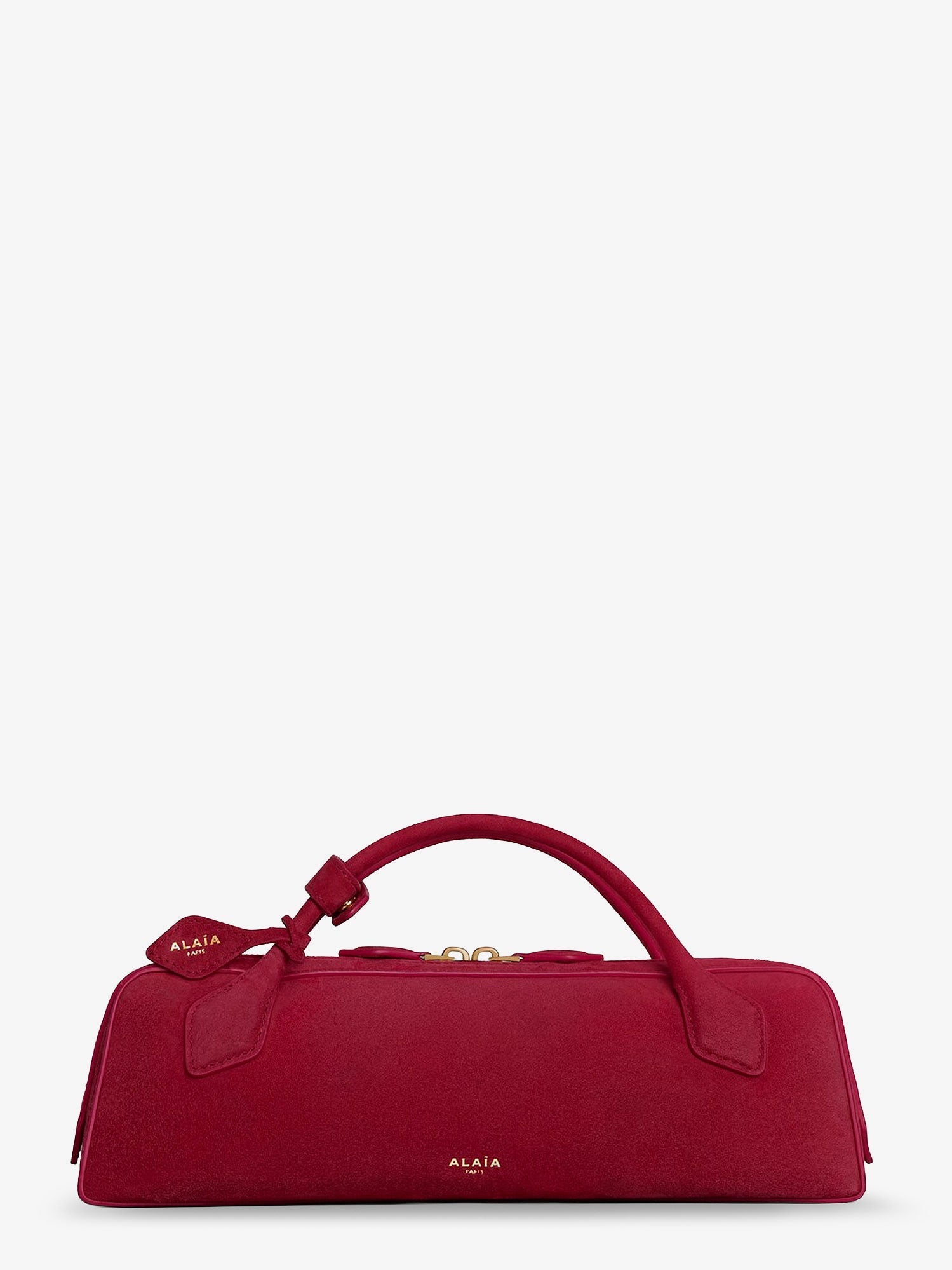 Alaïa Teckel Clutch Suede Handbag