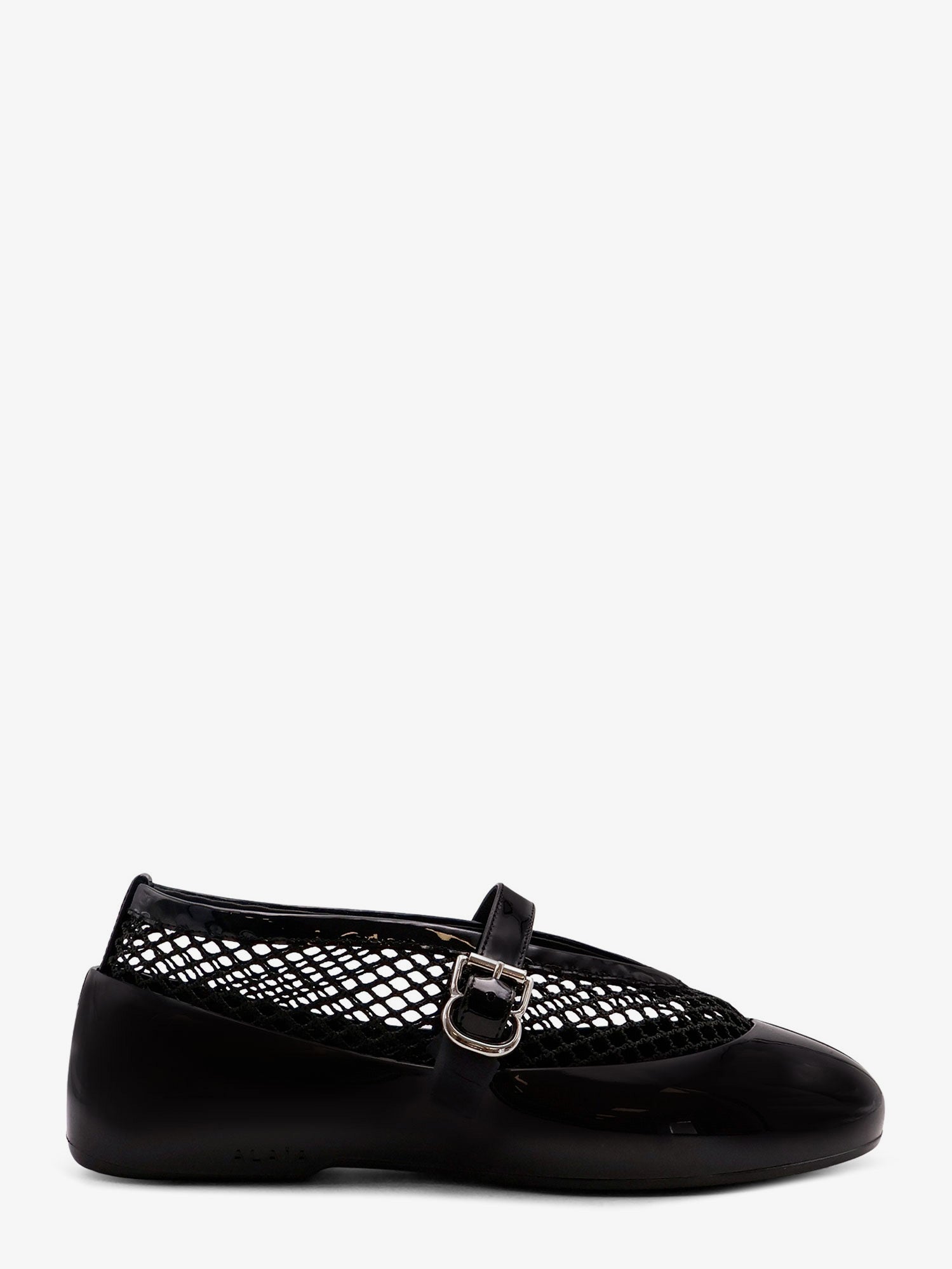 Alaïa Rubber Flat Mesh Ballerinas