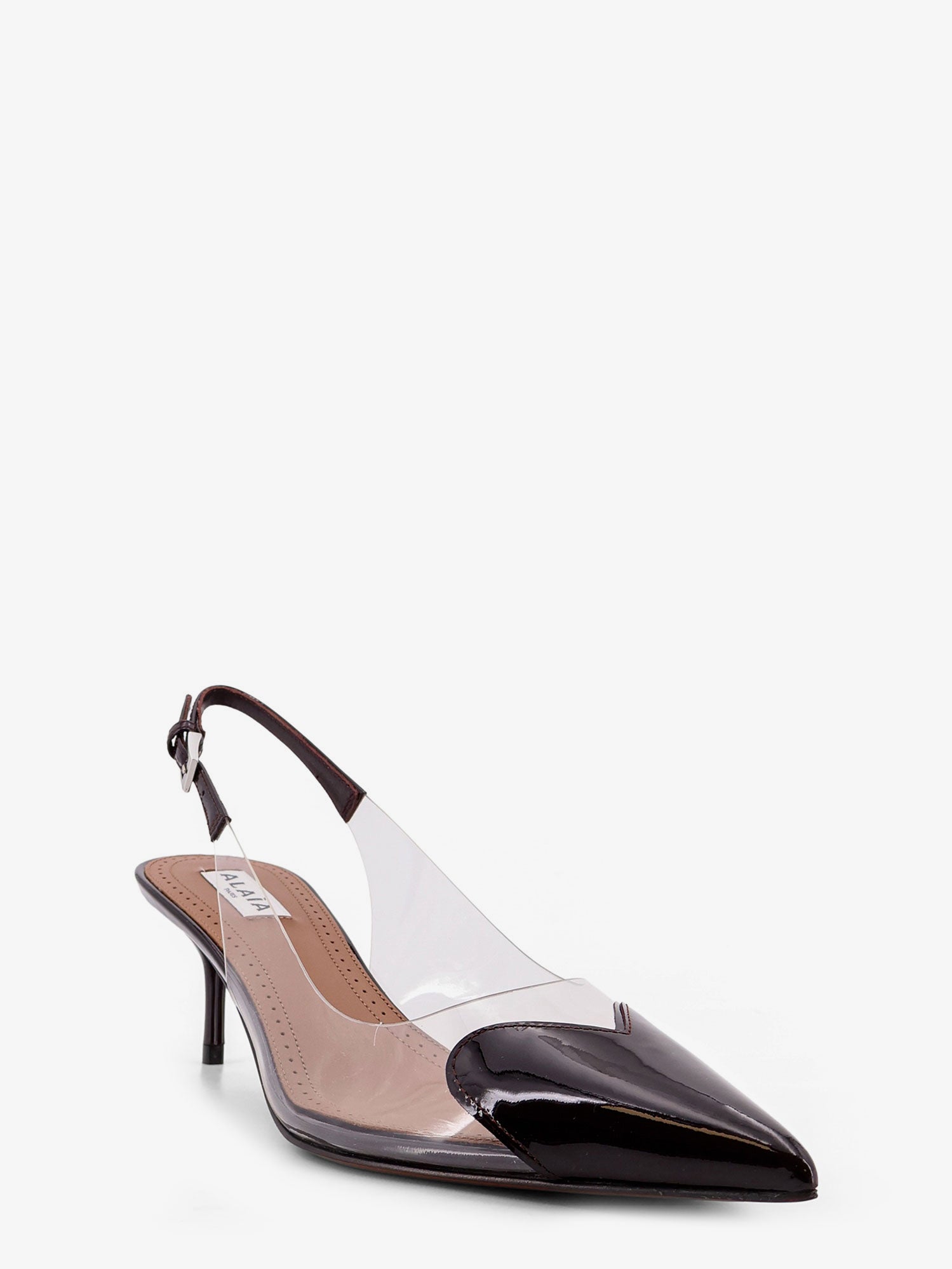 Alaïa Le Coeur Pvc And Leather Pumps