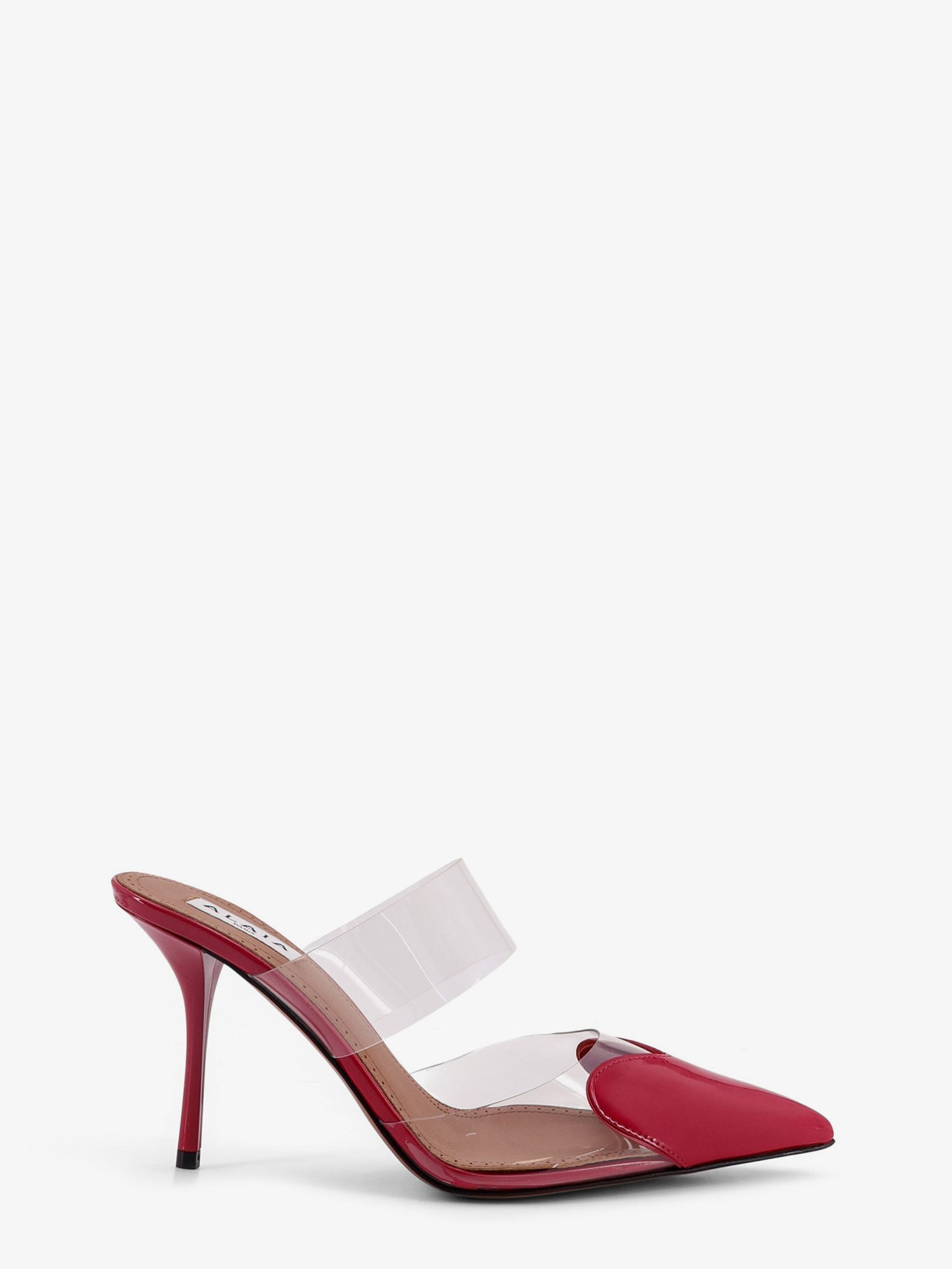 Alaïa Le Coeur Patent Leather Sandals