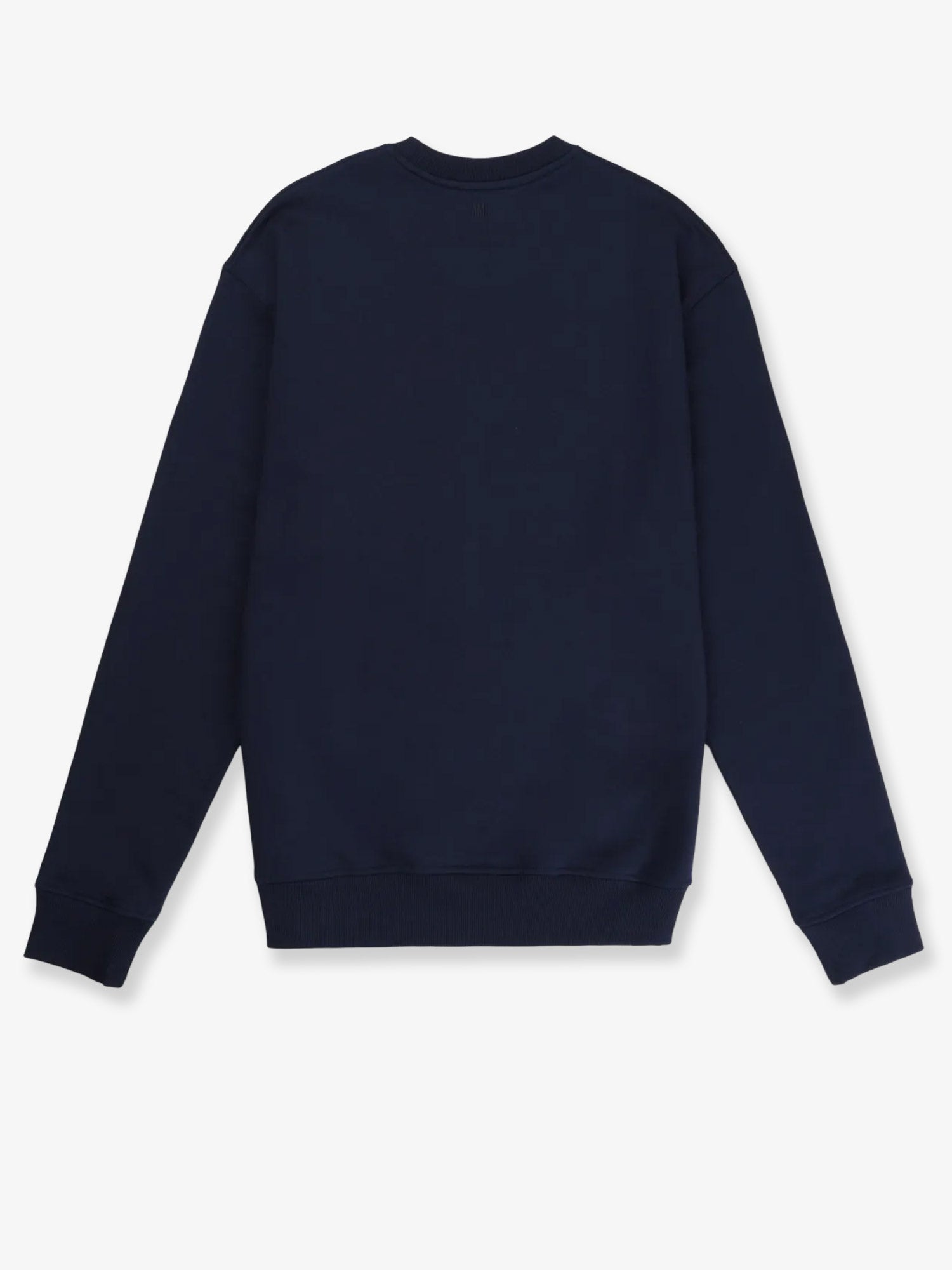 AMI Paris Cotton Sweatshirt With Iconic Embroidery