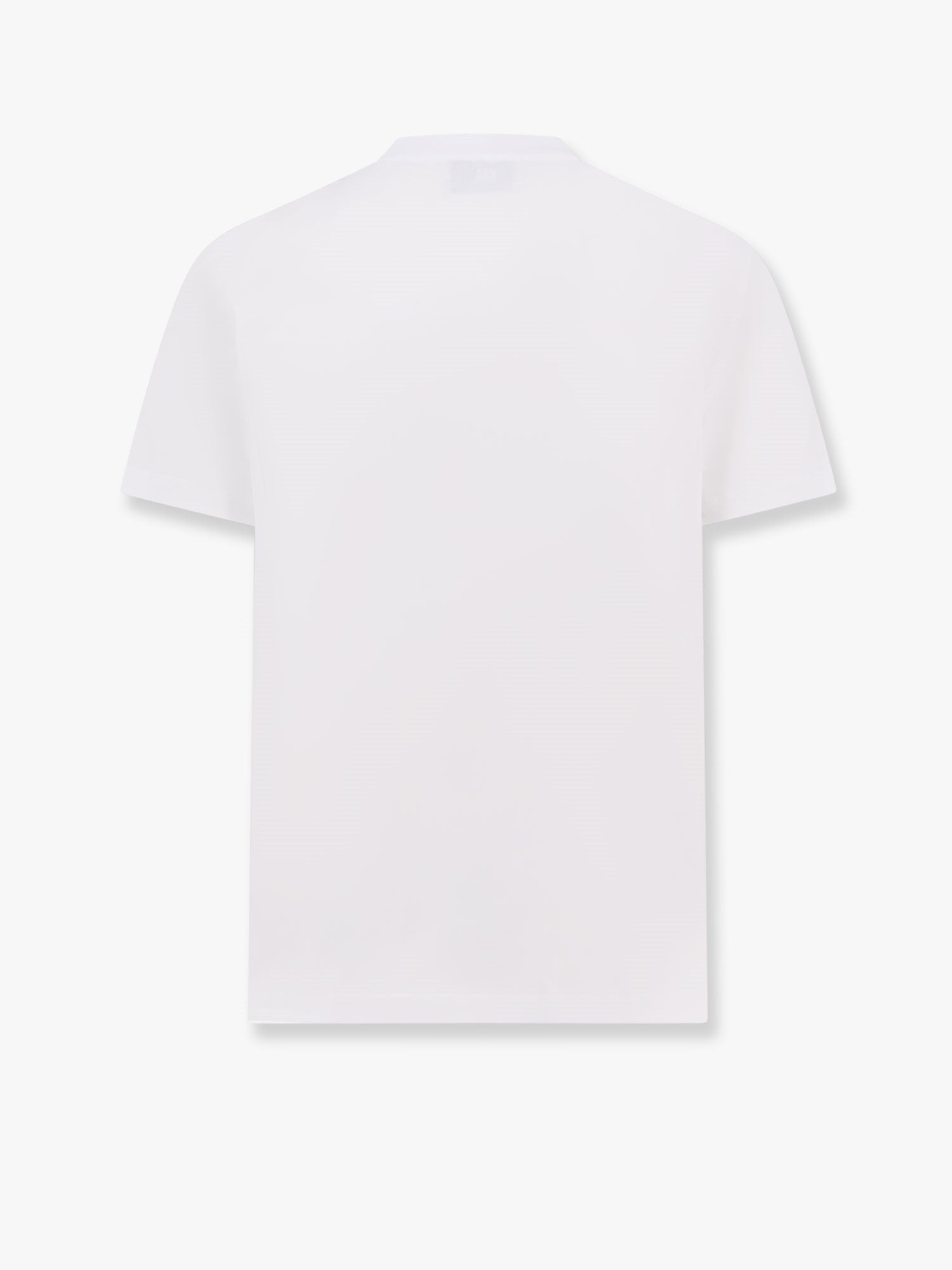 AMI Paris Cotton T-shirt With Iconic Embroidery