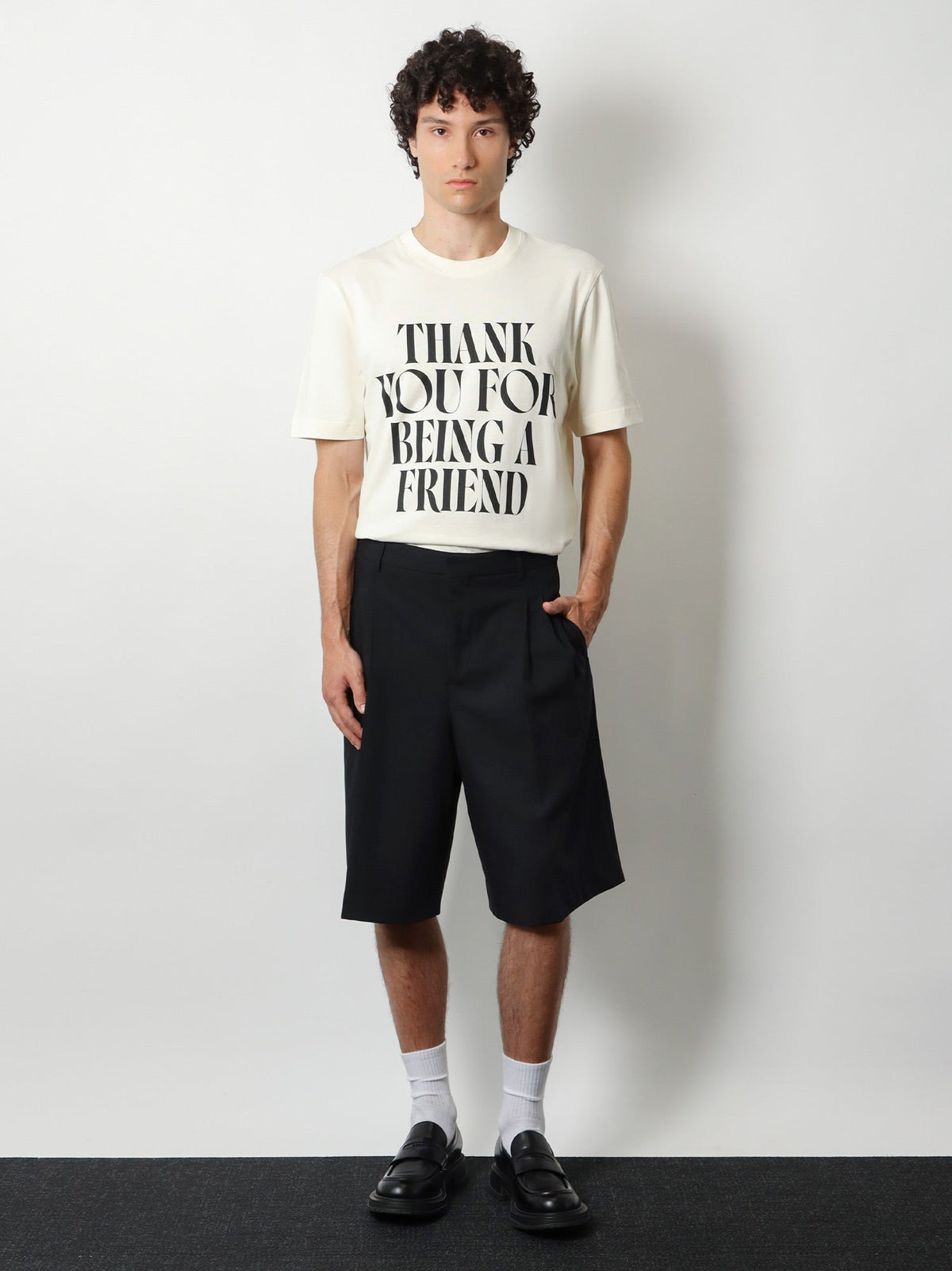 AMI Paris Virgin Wool Shorts