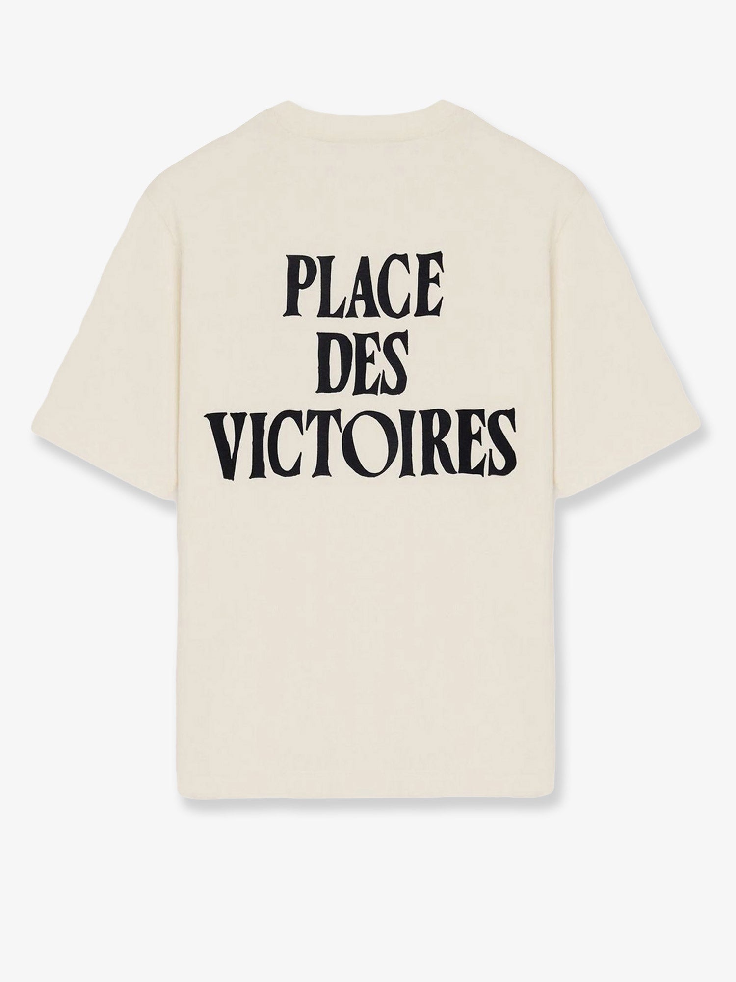 AMI Paris Cotton T-shirt With Print On The Back