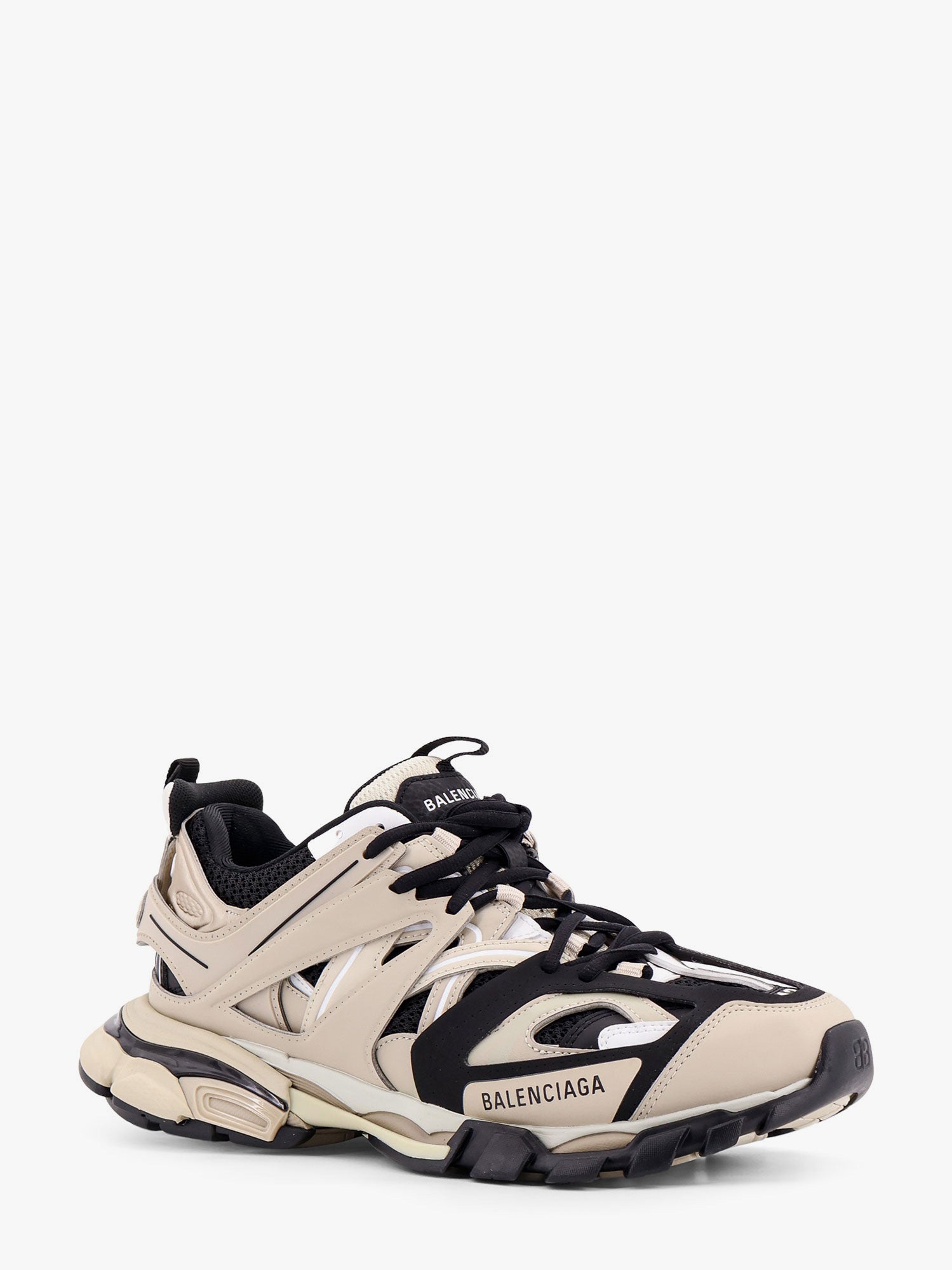 Balenciaga Mesh And Rubber Track Sneakers