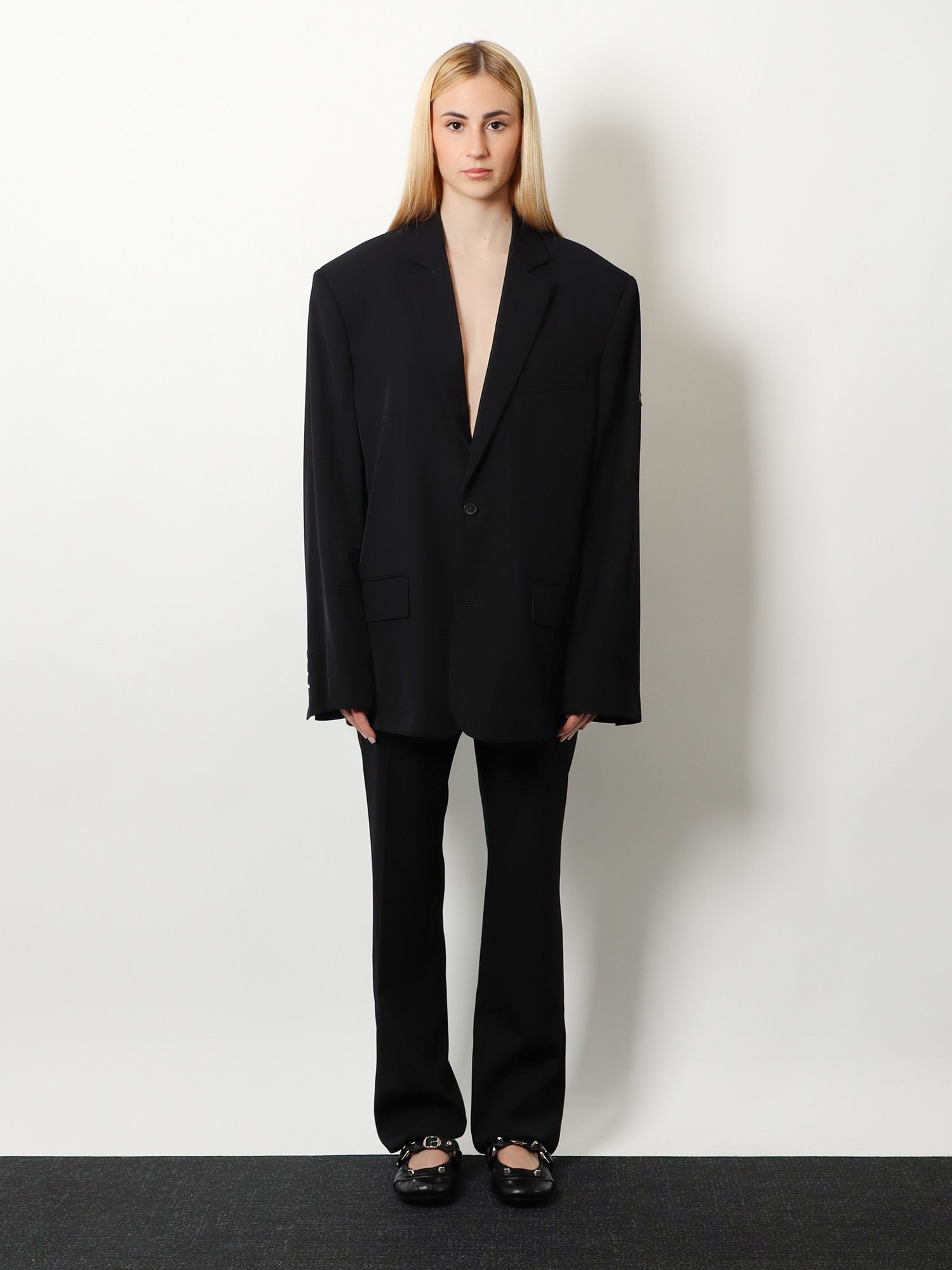 Balenciaga Washed Sb Viscose Blazer