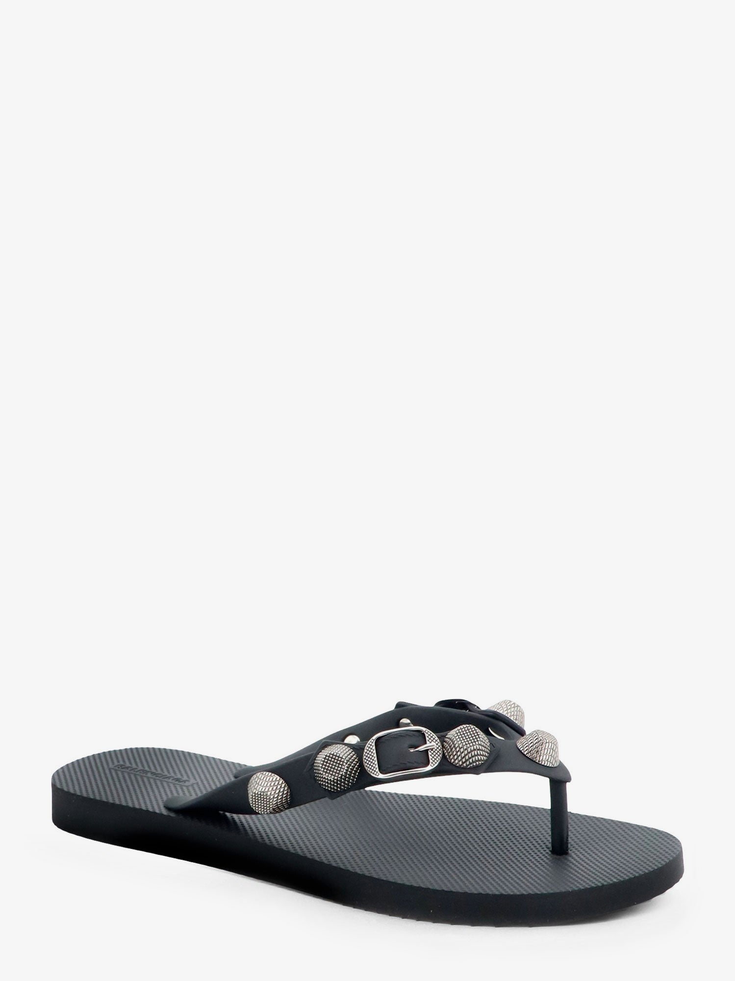 Balenciaga Cagole Flip-flops With Iconic Metal Details