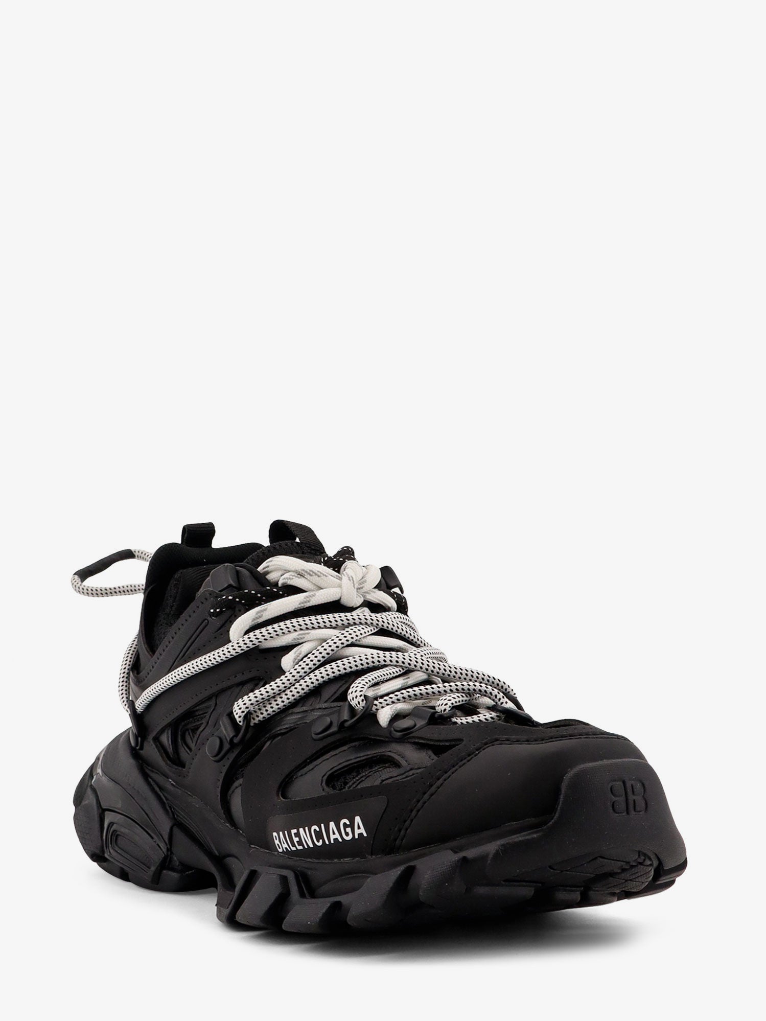 Balenciaga Track Mesh Sneakers With Double Laces