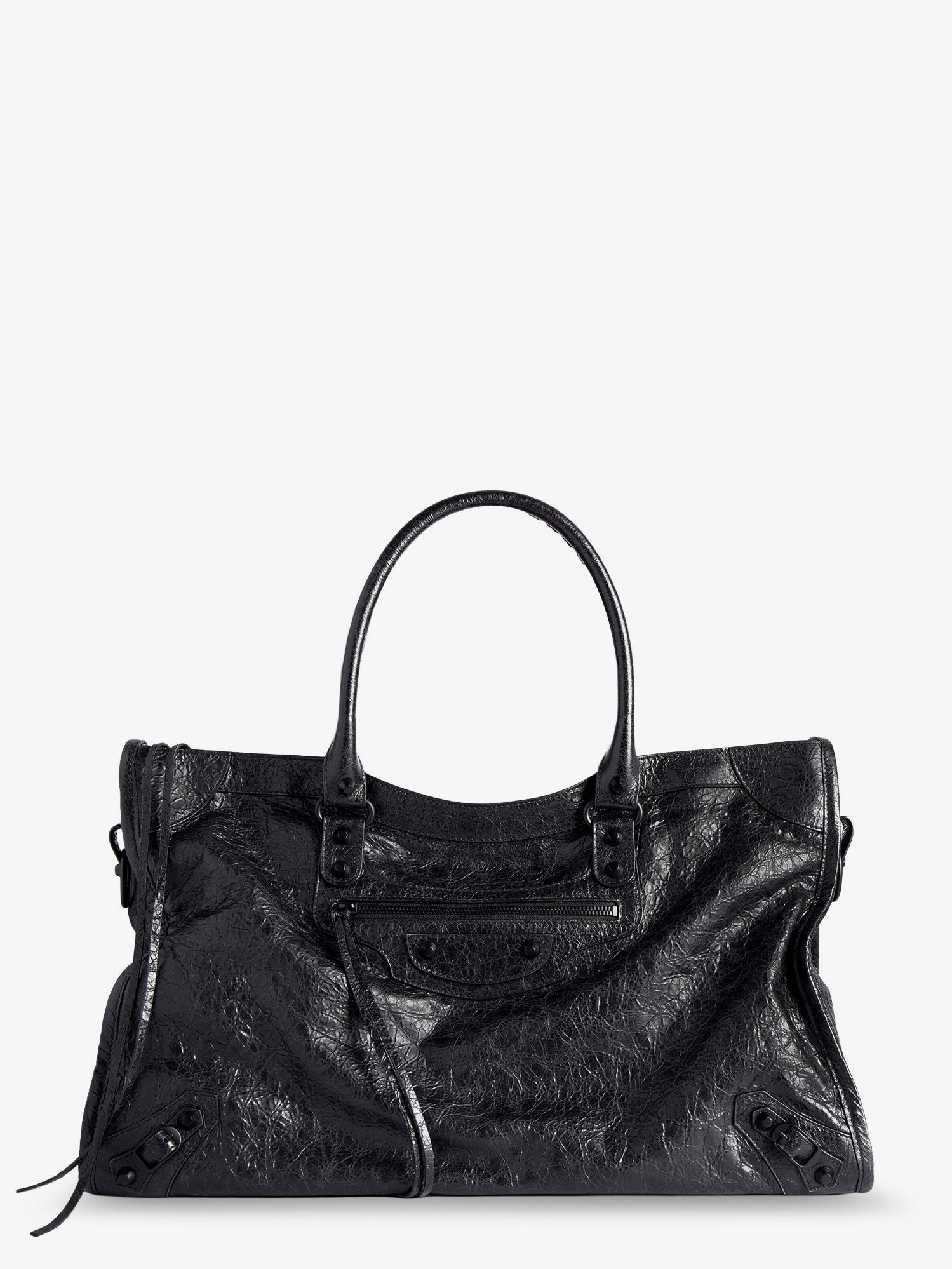 Balenciaga Le City Bag L Leather Shoulder Strap With Metal Details