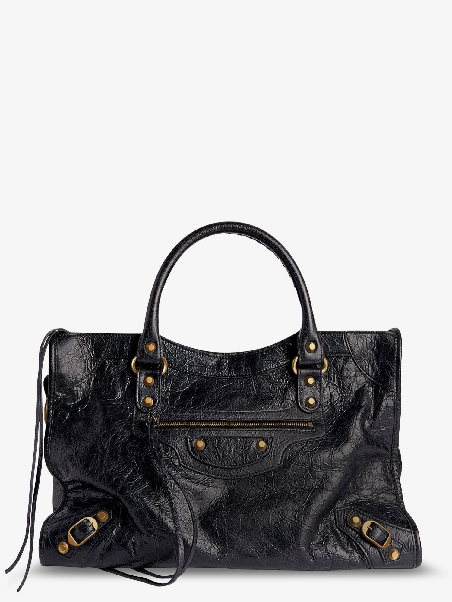 Balenciaga Le City M Leather Shoulder Bag