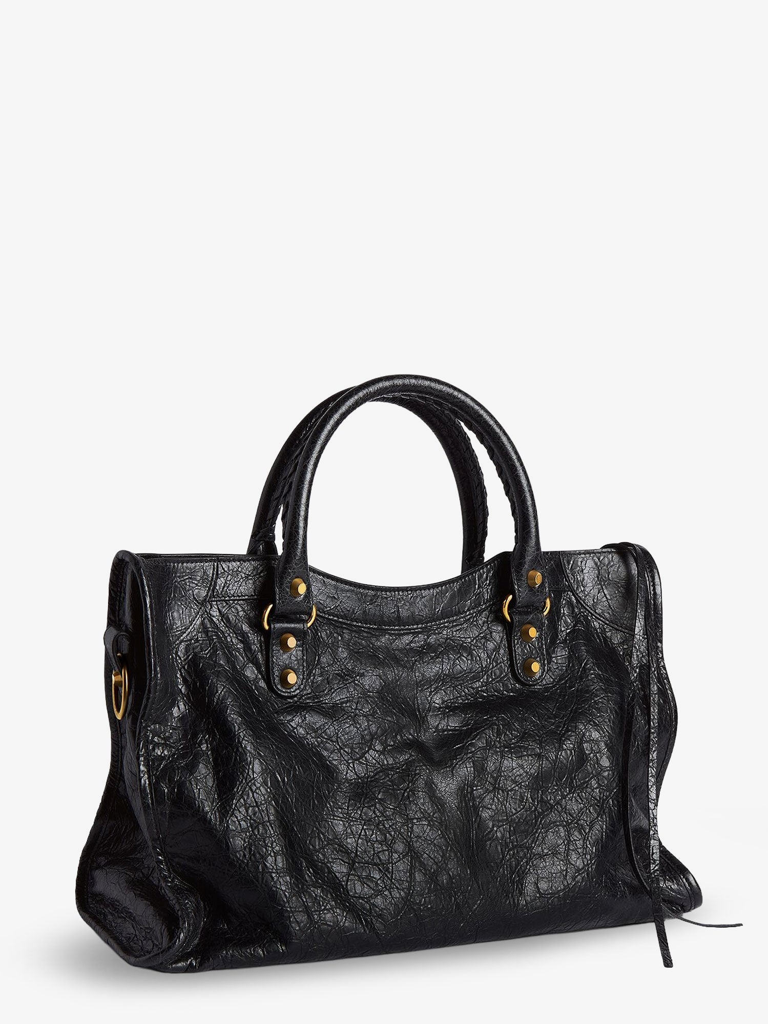 Balenciaga Le City M Leather Shoulder Bag