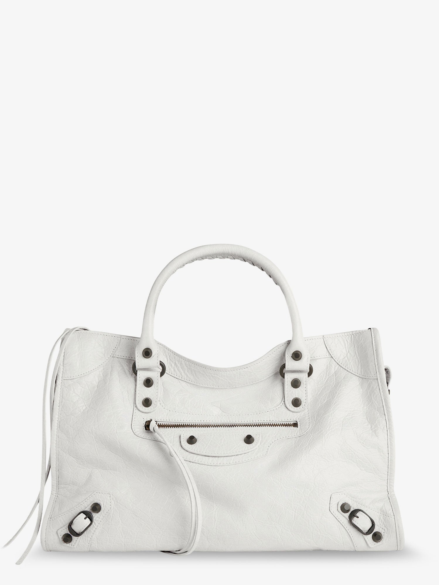 Balenciaga Le City Medium Leather Shoulder Bag