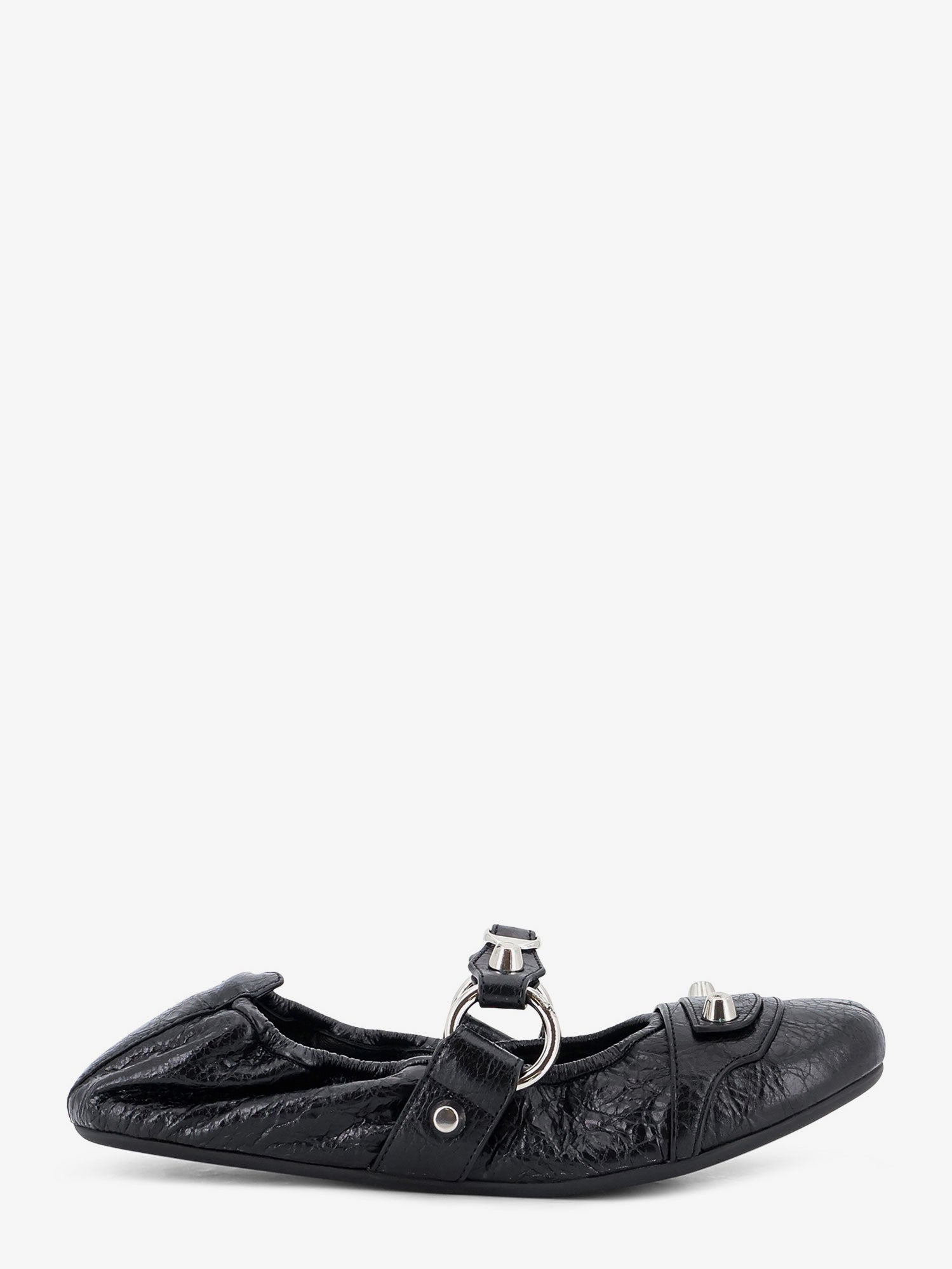 Balenciaga City Flat L005 Leather Ballerinas