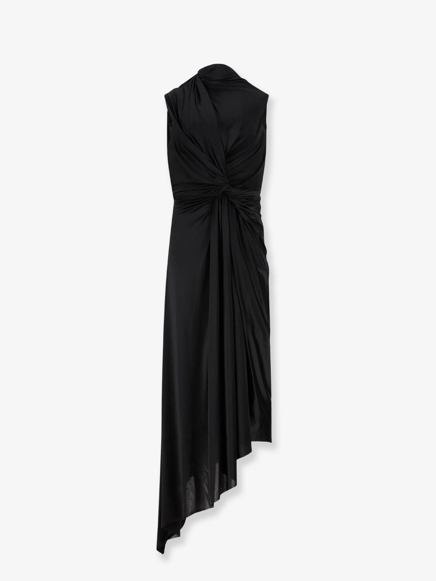 Balenciaga Stretch Fabric Long Asymmetrical Dress