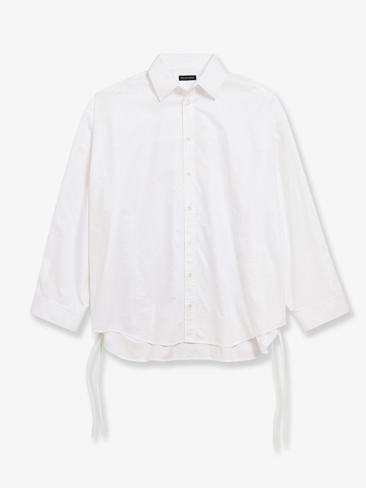 Balenciaga Lace-up Cotton Shirt