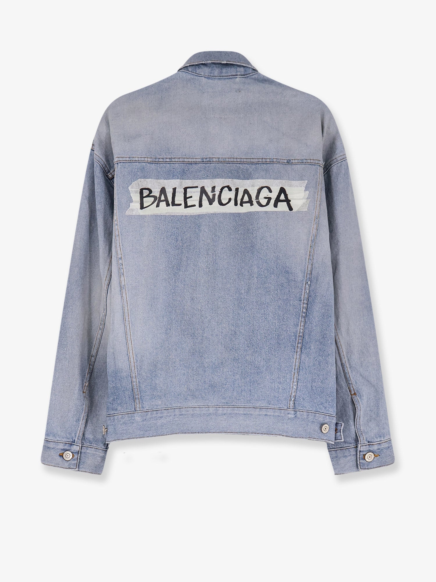 Balenciaga Washed Out Denim Jacket