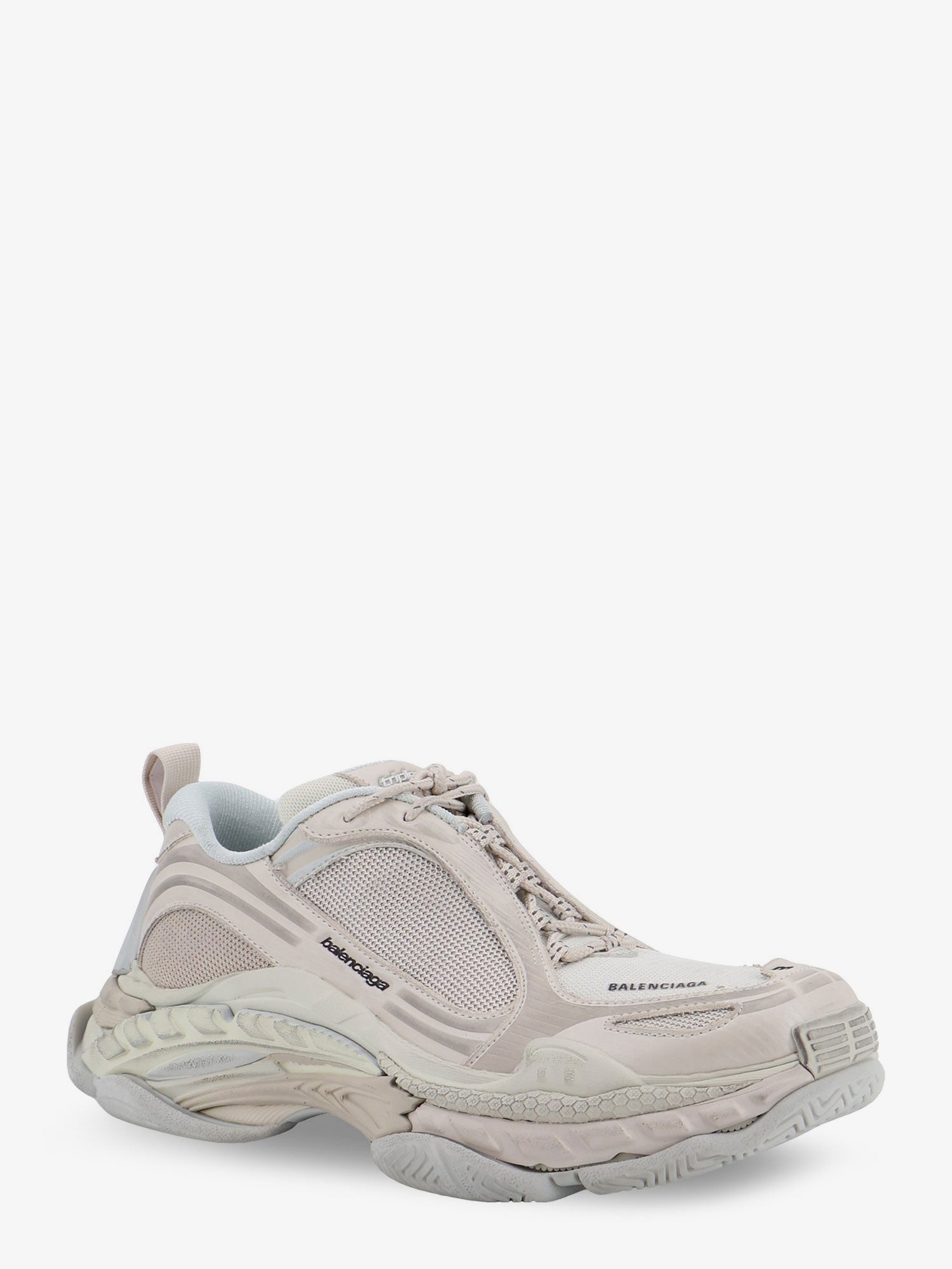 Balenciaga Triple S.2 Gandient Mesh And Nylon Inserts With Used-effect