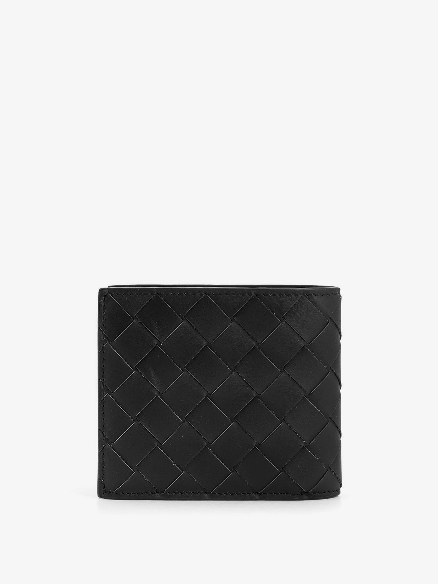 Bottega Veneta Leather Wallet With Intrecciato Motif
