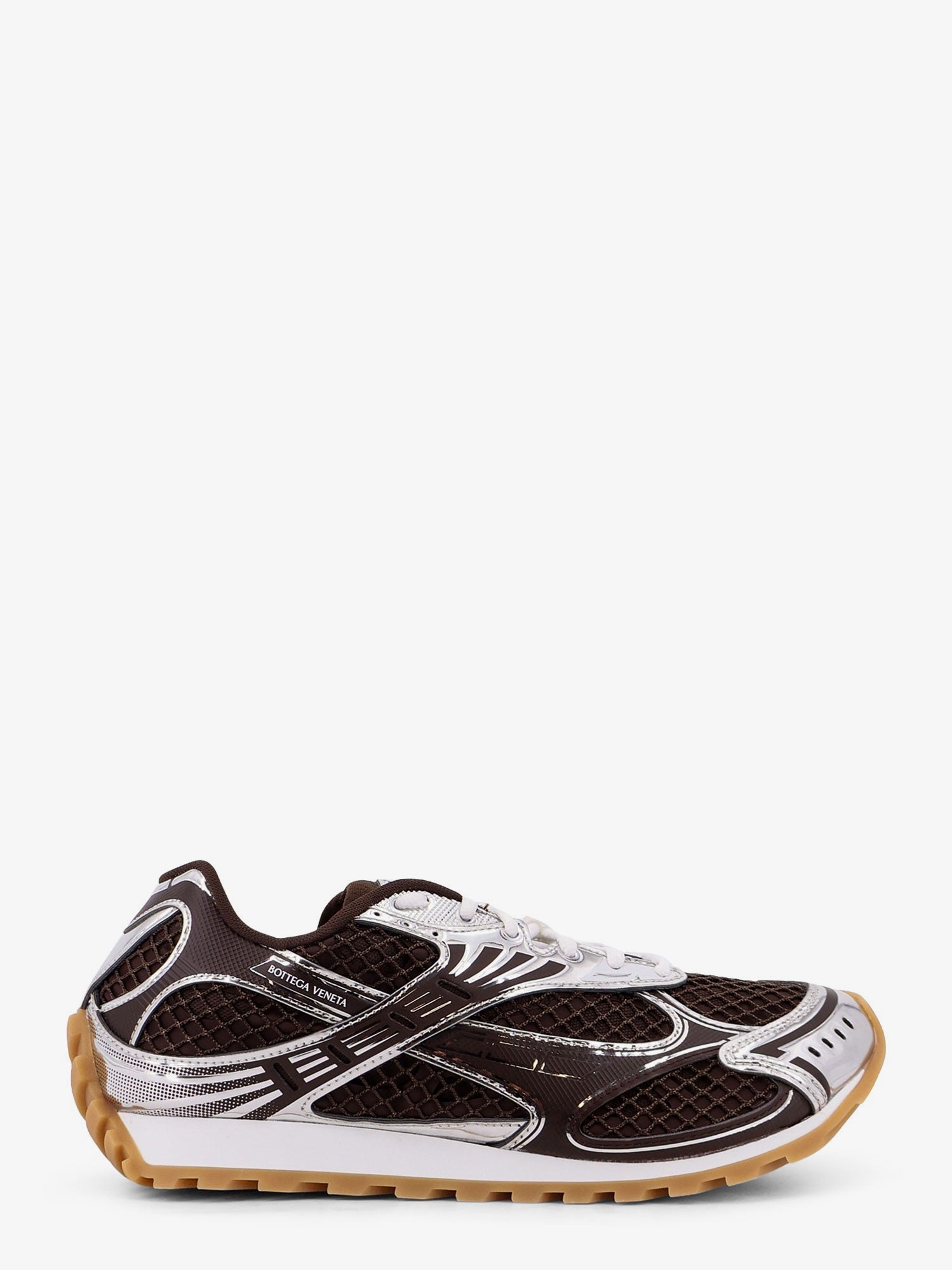 Bottega Veneta Orbit Mesh Sneakers With Rubber Inserts